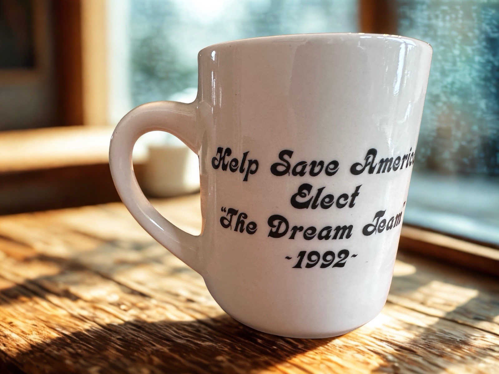 1992 Presidential Campaign Mug, Bill Clinton, Al Gore Vintage