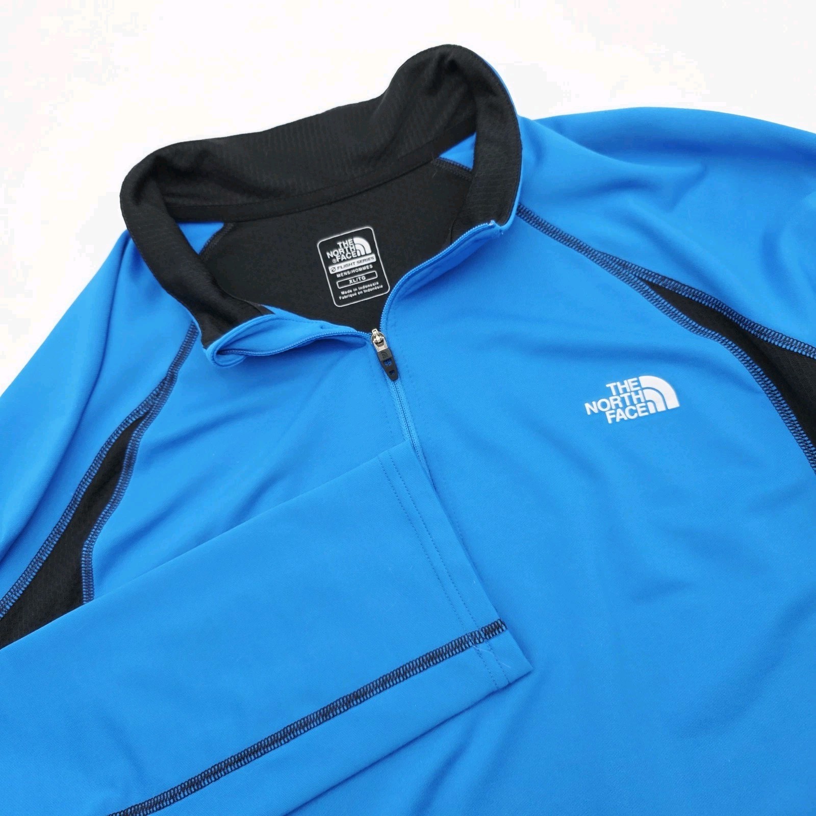 The North Face Sweater Men XL Blue Flight Series Quarter Zip Pullover Read