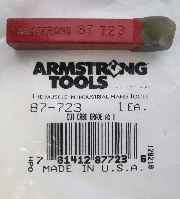 Armstrong 87-723 Carbide Cutter Grade A5 D-6 USA