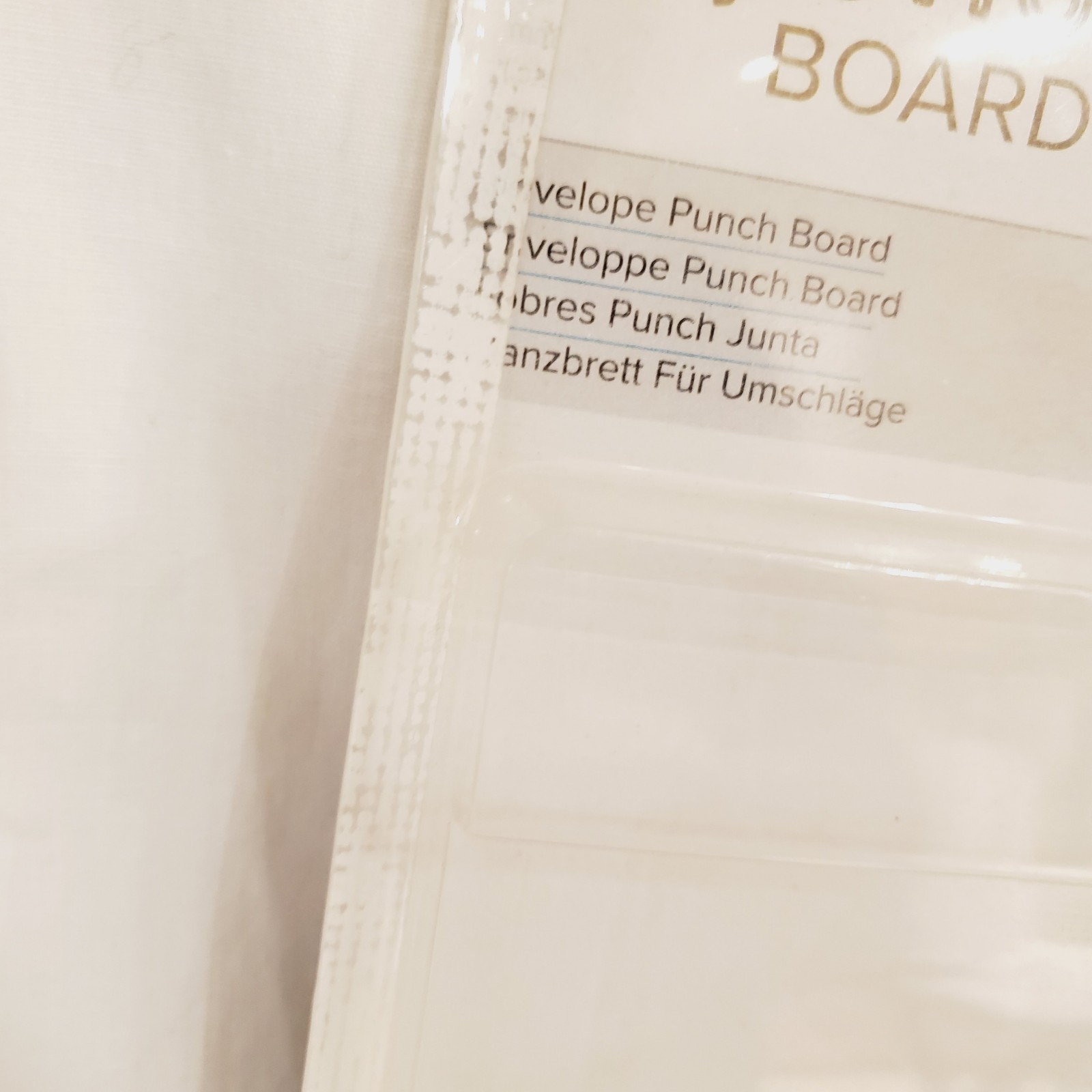 We Are Memory Keepers Gift Box Punch Board Open Box