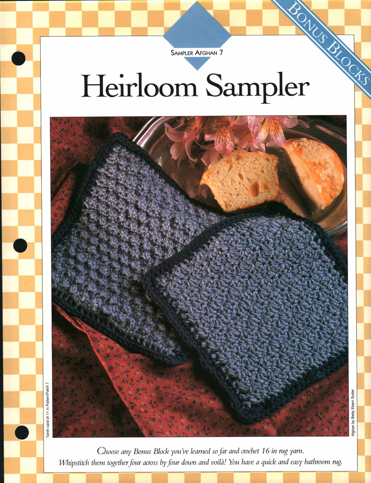 Heirloom Sampler 7 - Sampler Afghan 7 | Vanna Crochet Faves 85070-J