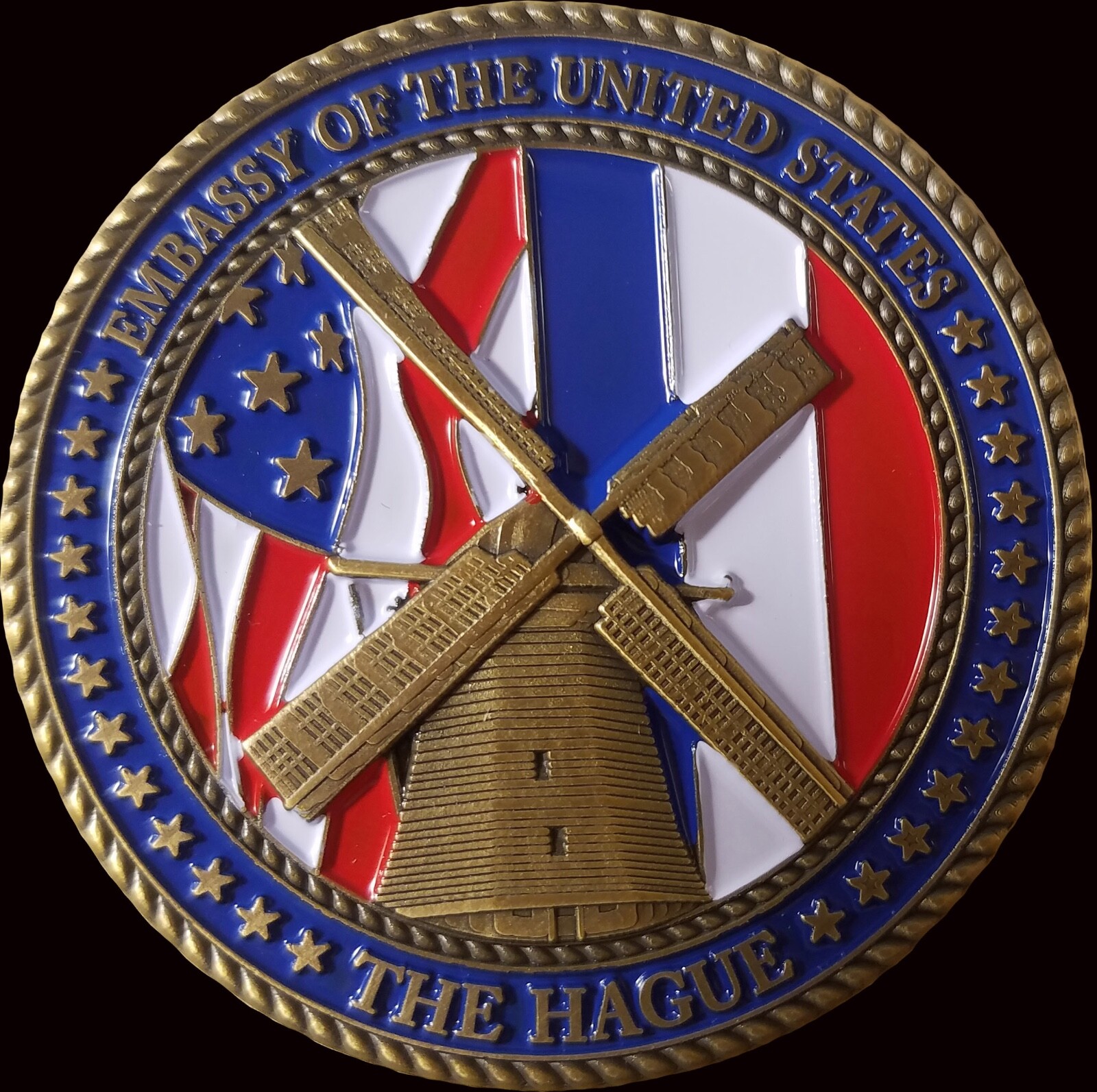 Diplomatic Security Service The Hague Regional Security Challenge Coin 2" 83