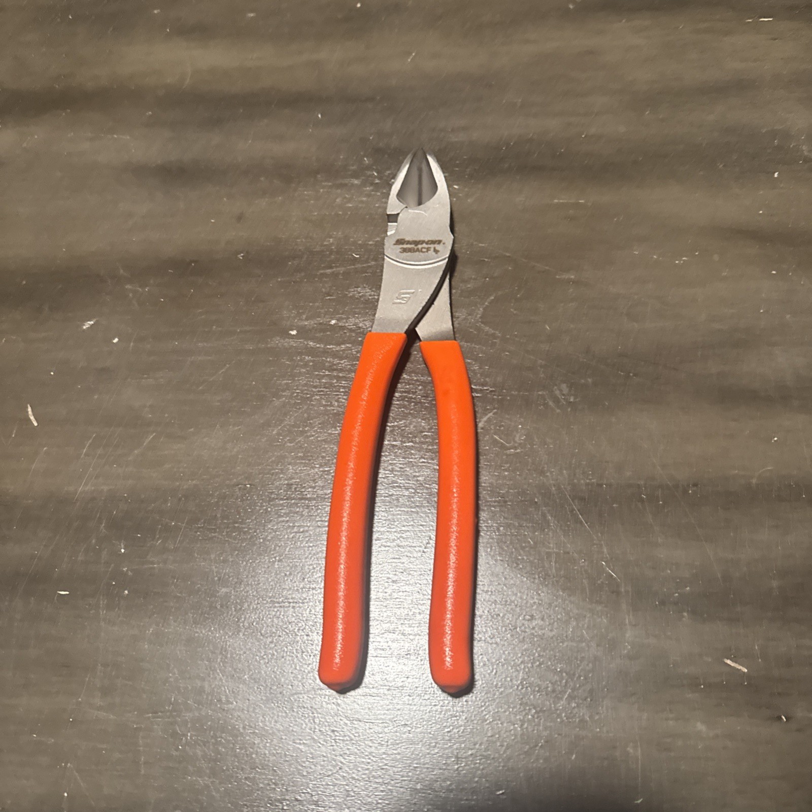 Snap-on Tools USA NEW ORANGE Grip 8" High Leverage Diagonal Cutter Plier 388ACFO