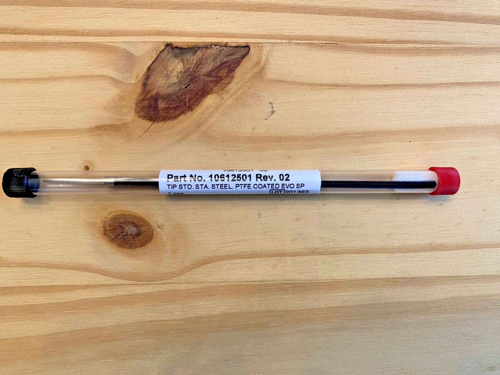 TECAN Tip Standard Stainless Steel PTFE Coated. PN 10612501. NEW.