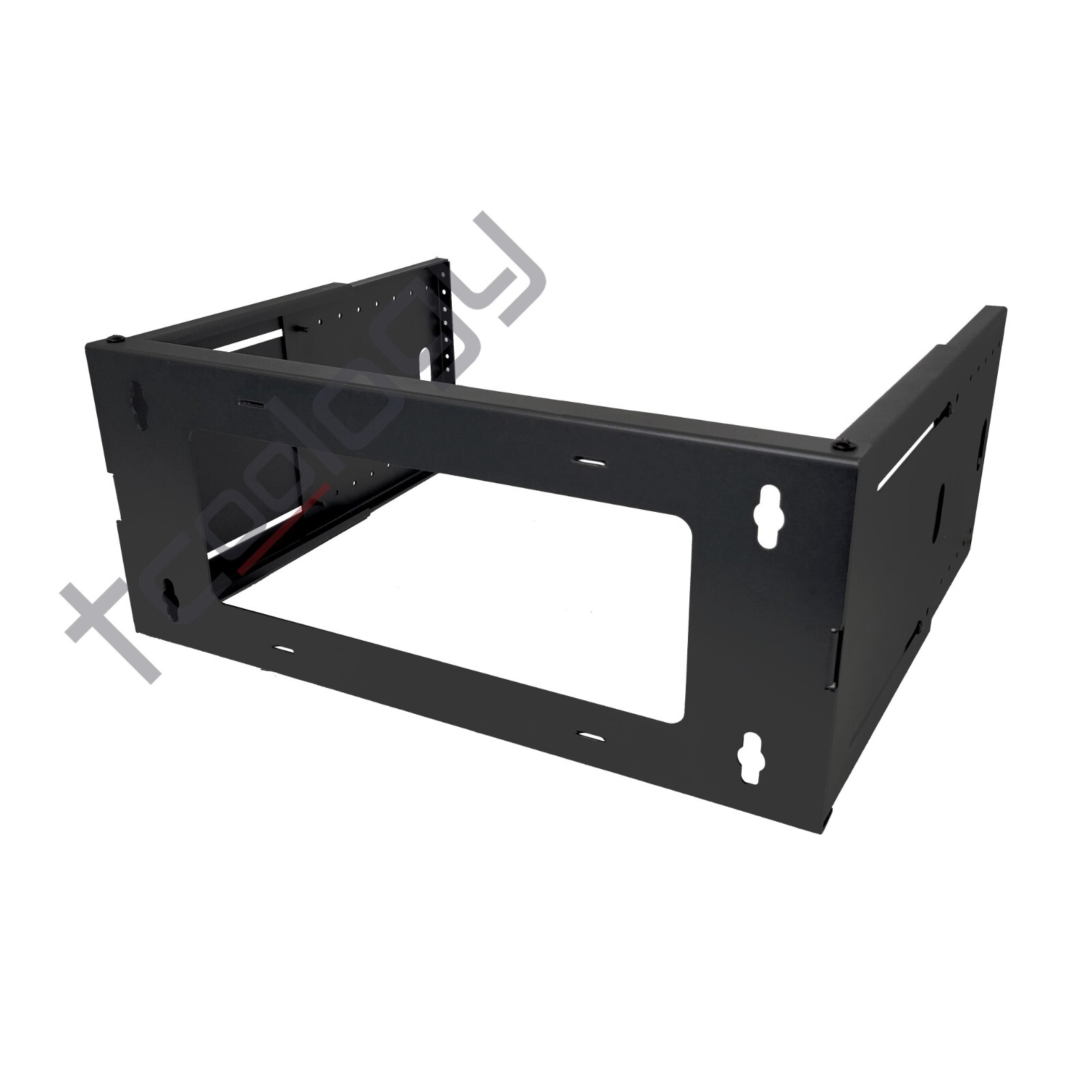 TCoology 4U 19 inch Heavy Duty Hinged Extendable Network Wall Mount Rack Bracket
