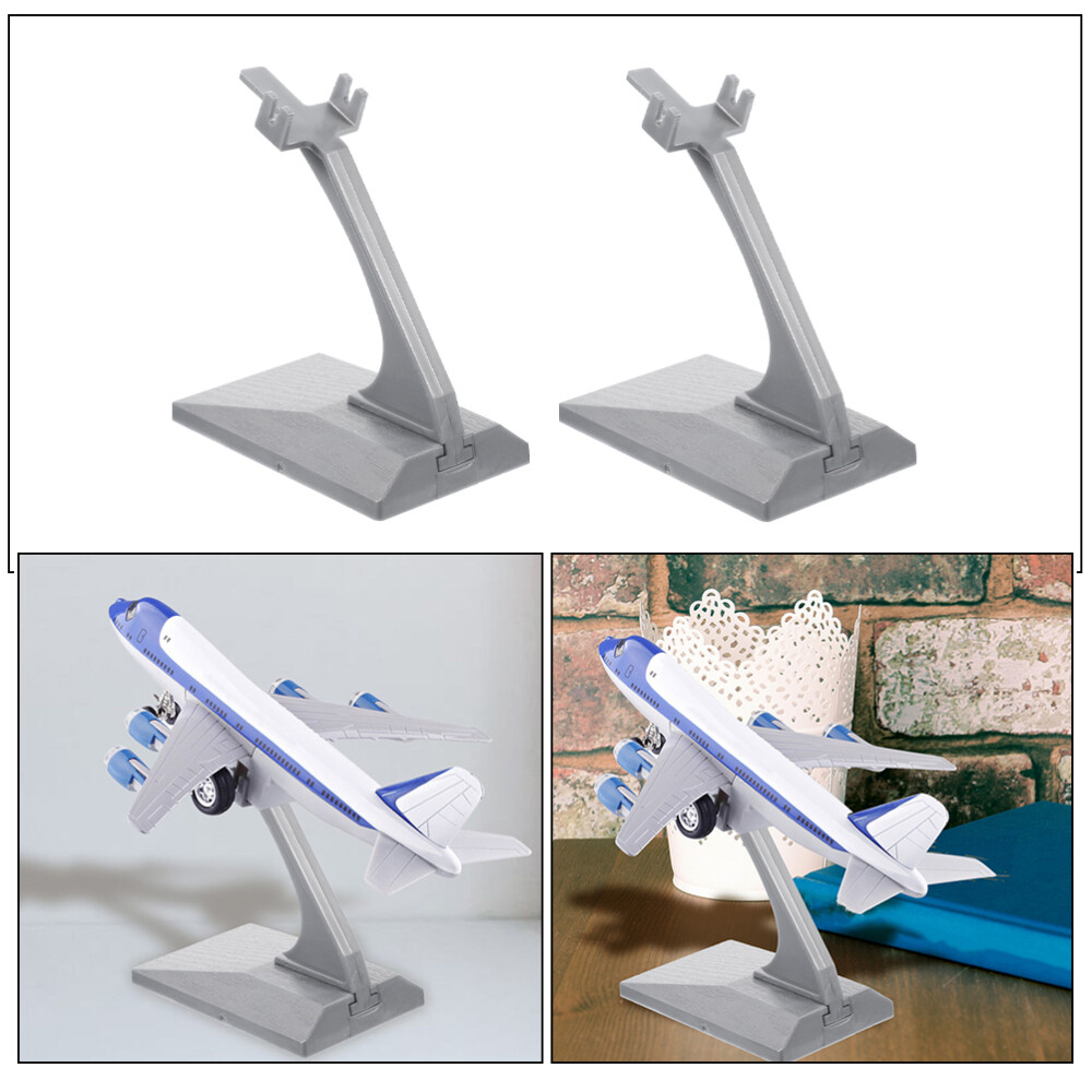 5Pcs Airplane Display Stands for Desktop Model Storage Support Holder Bracket