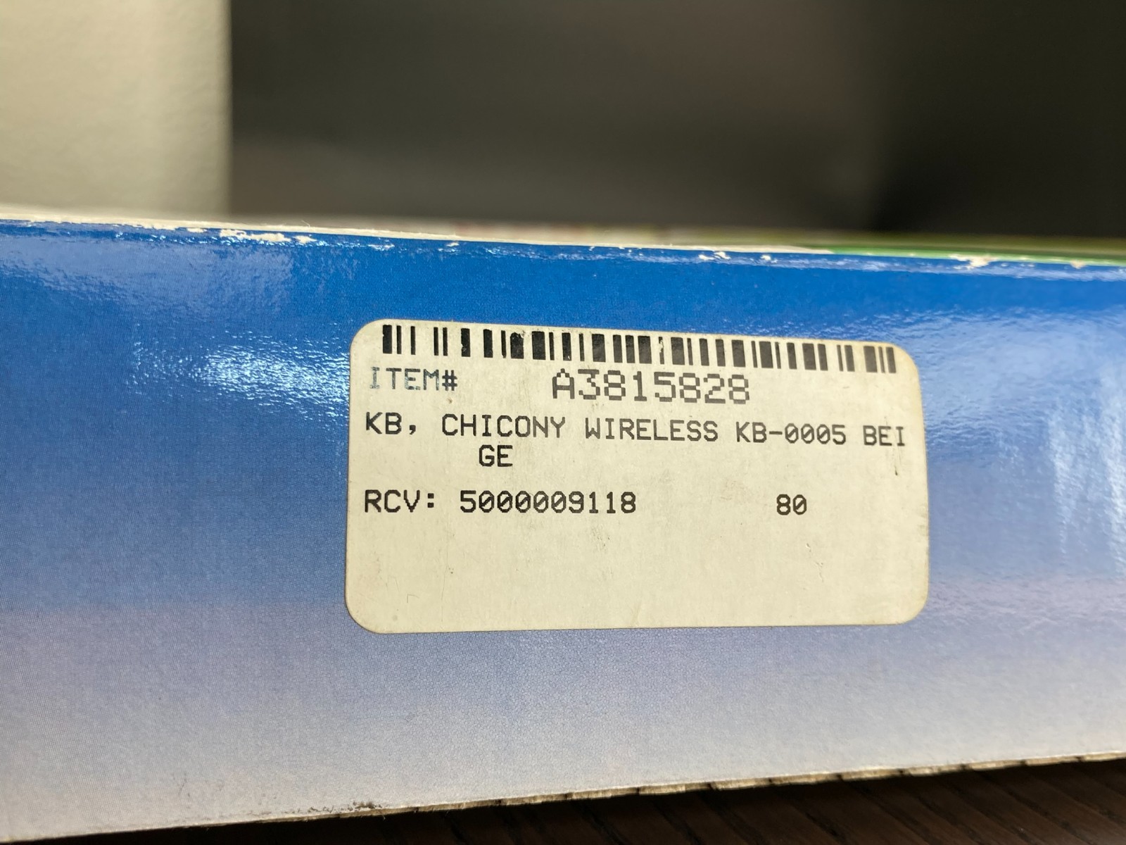 Chicony Electronics Keyboard KB-0005 BEI Wireless Infra-Red Vintage Computer