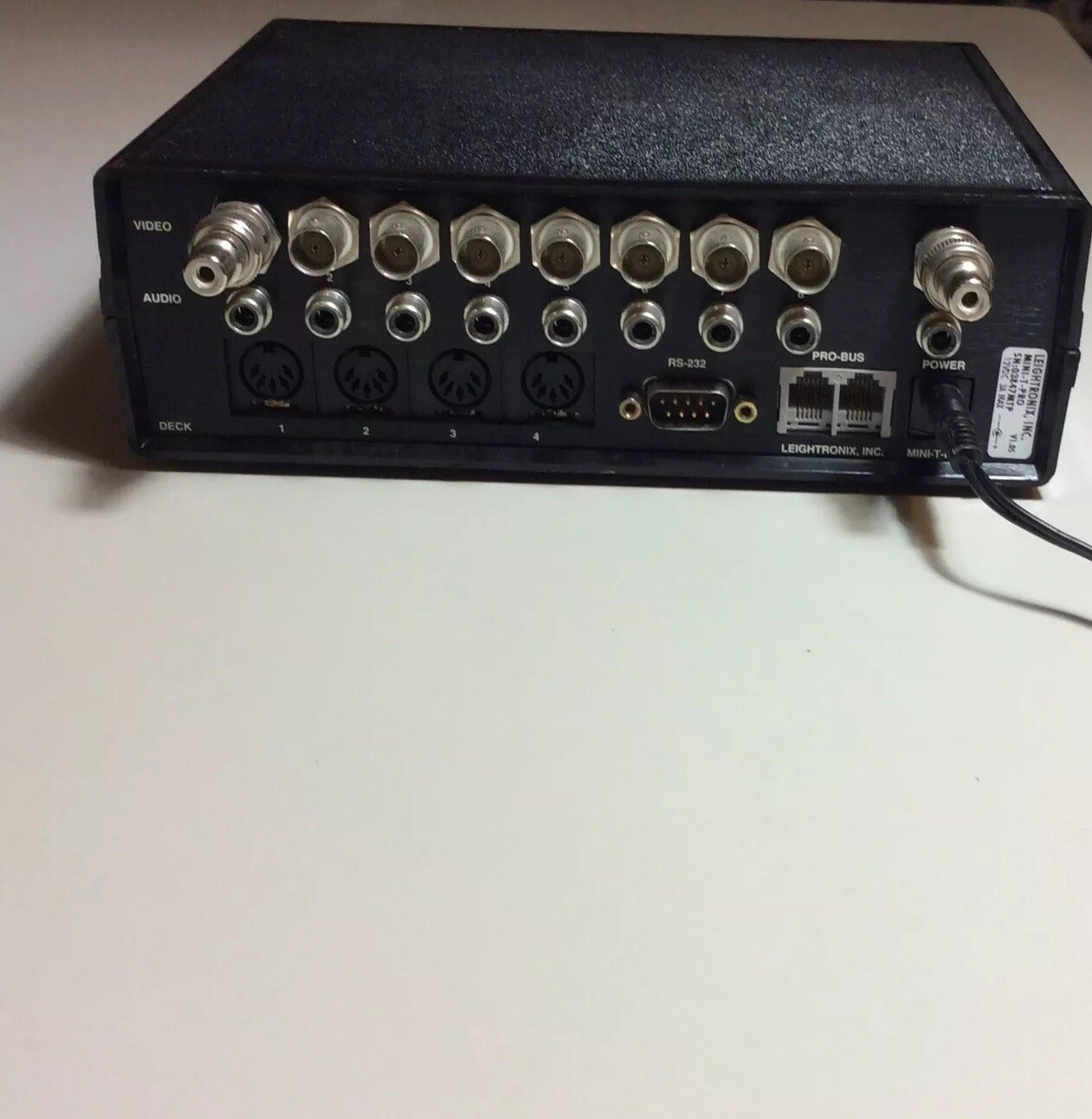 Leightronix Mini-T-Pro Video Switcher Schedule Programmer
