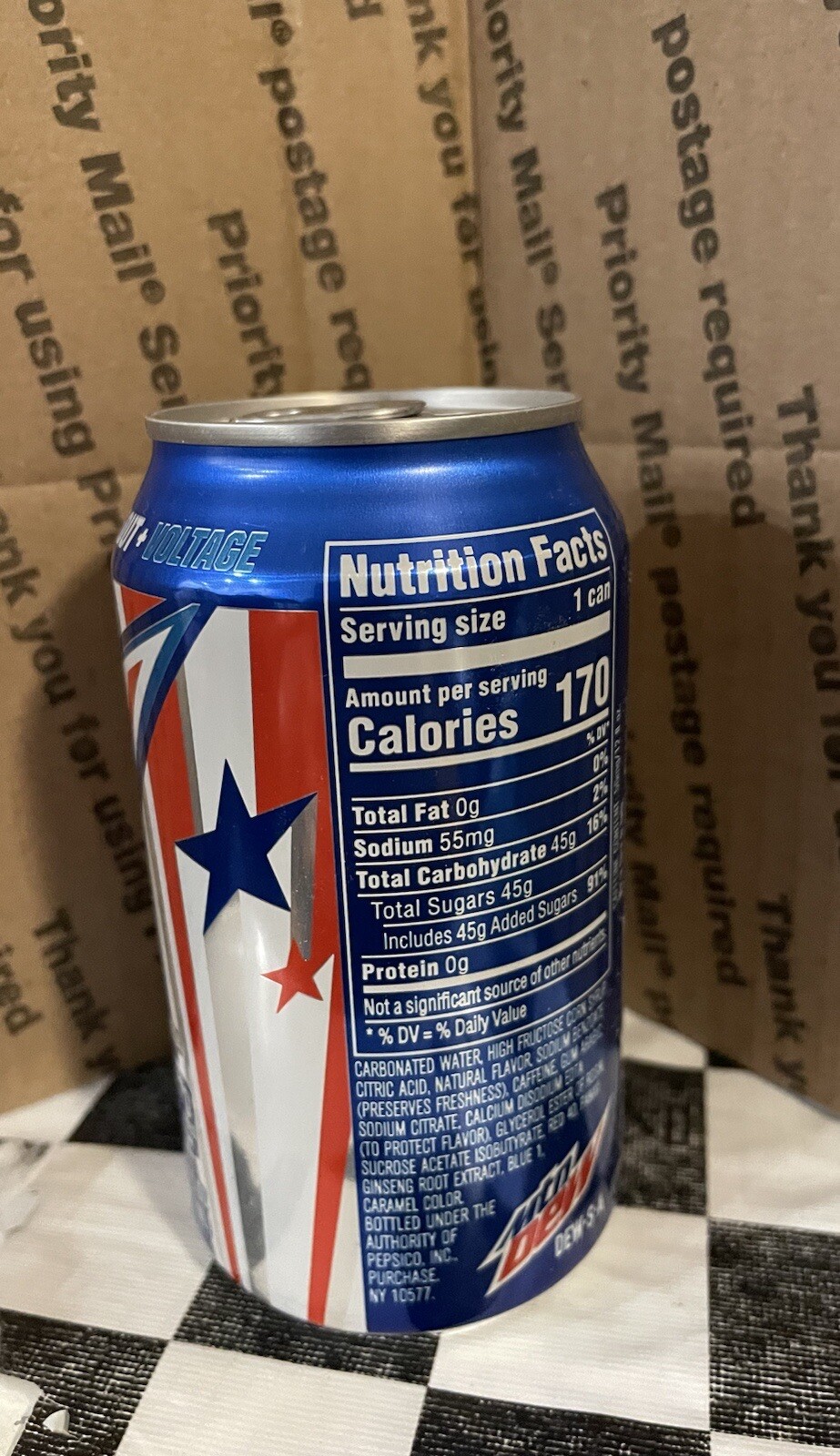 Mountain Dew Dew S A Single (1) 12oz Can Sealed/Full
