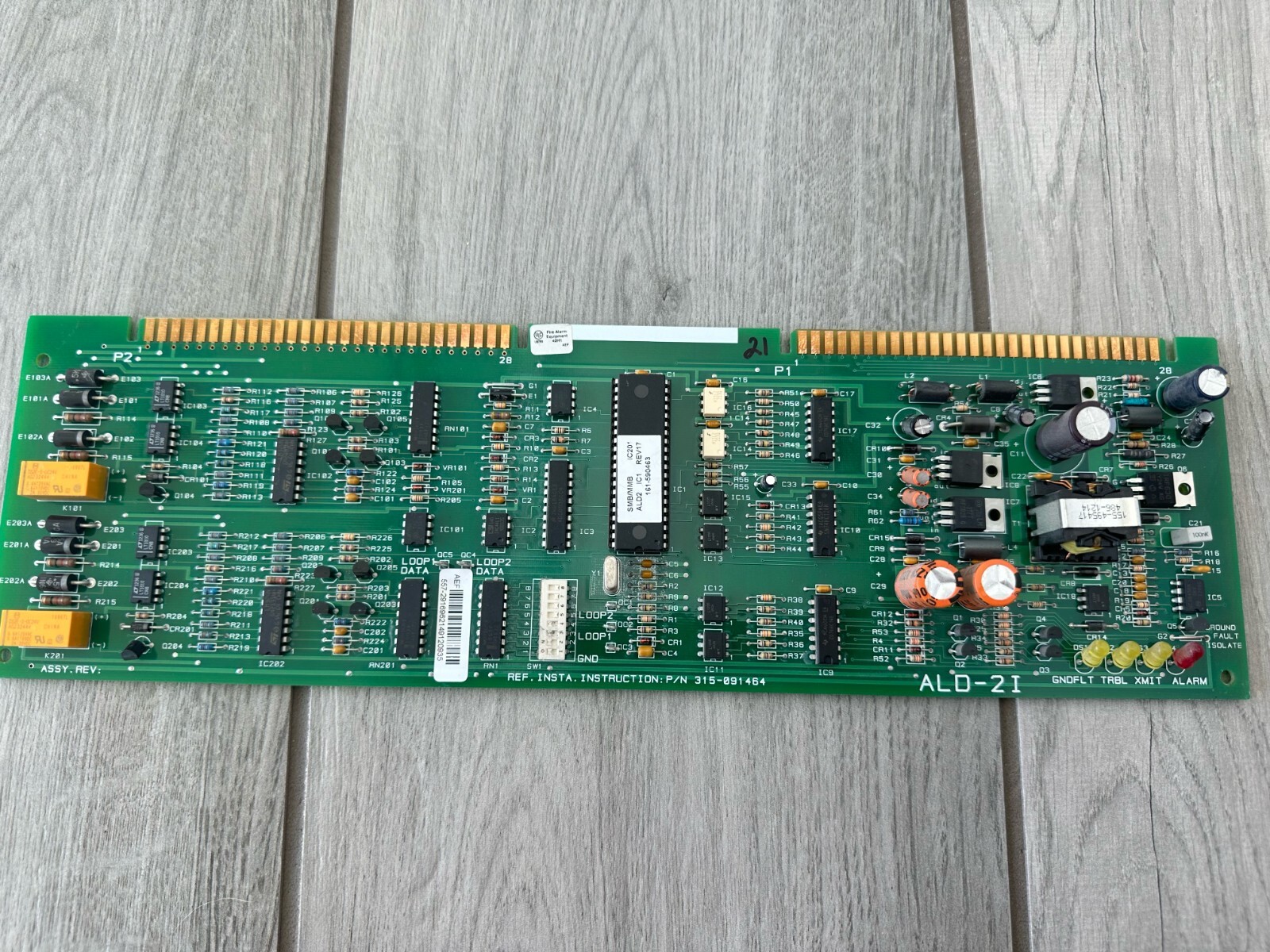 Siemens ALD-2I Analog Loop Driver 580-191695-11 FREE SHIPPING !!!