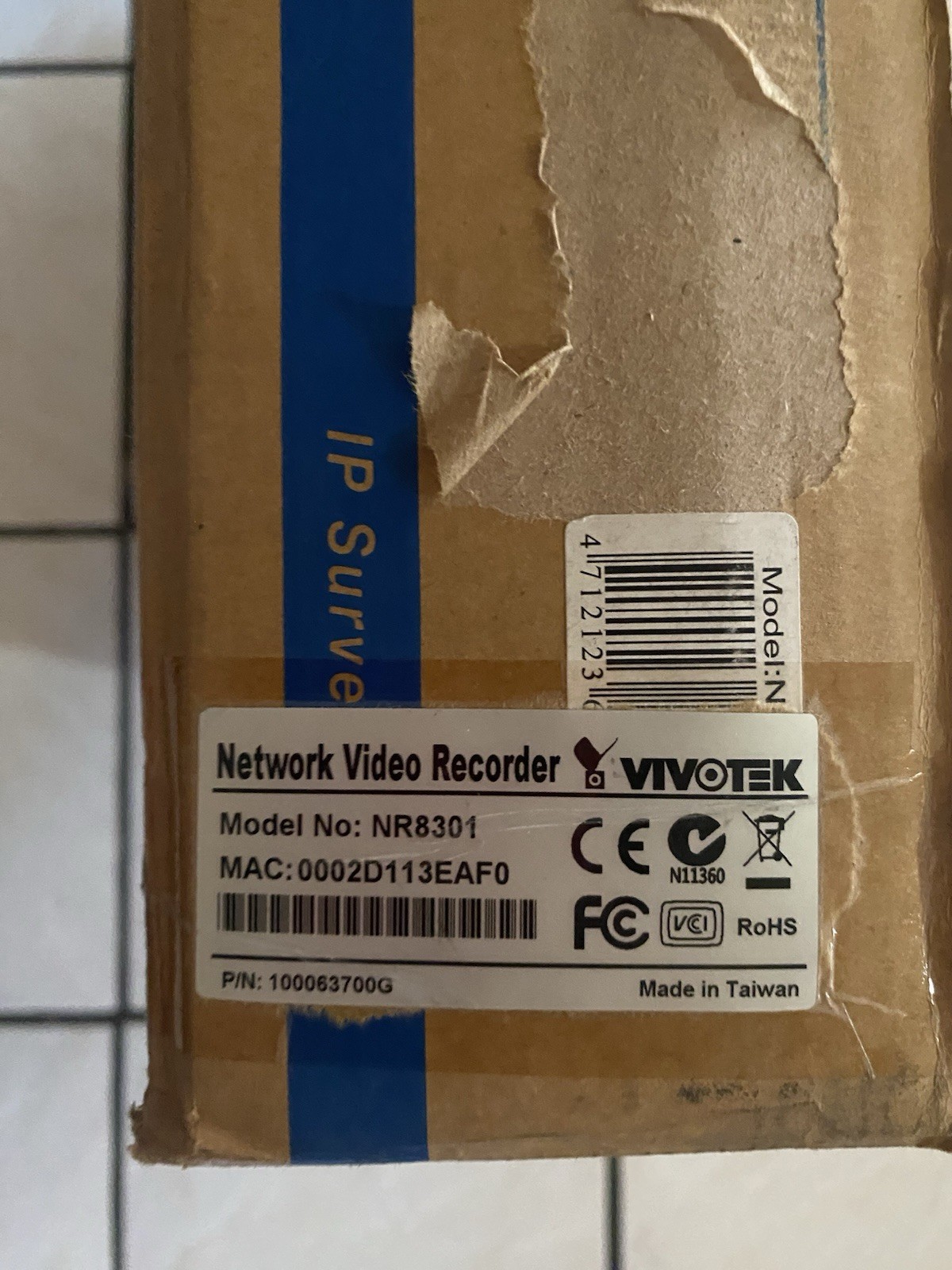 Vivotek NR-8301 Network Digital Video Recorder  Brand New!