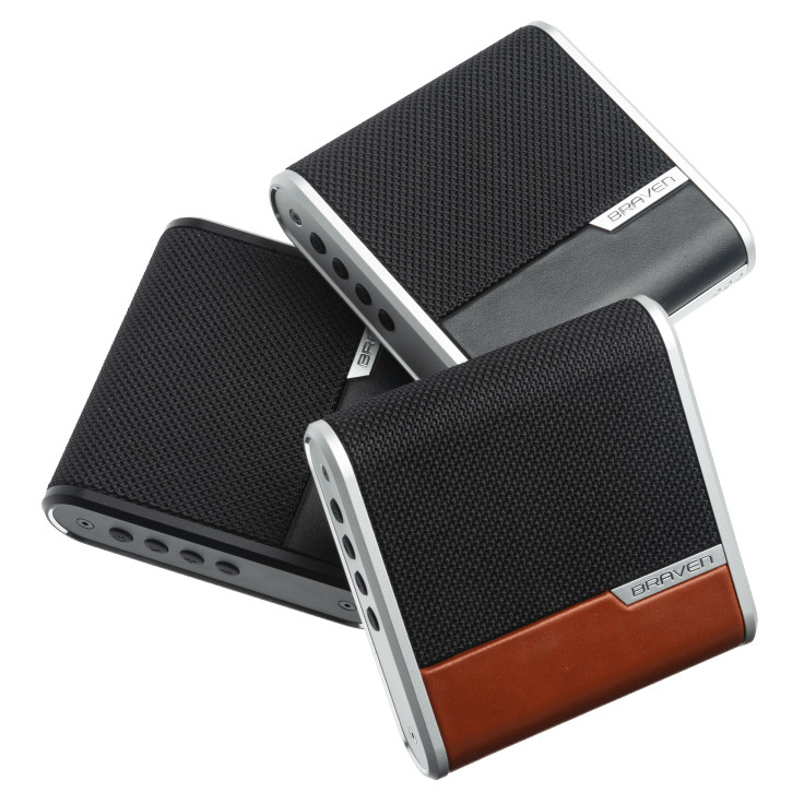NEW Braven BRIDGE Bluetooth Speaker Noise-Canceling Technology 12 Hours Playtime
