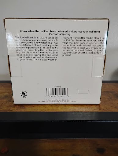 RadioShack Wireless Mail Guard 63-1110 - Mailbox Open Alert Device