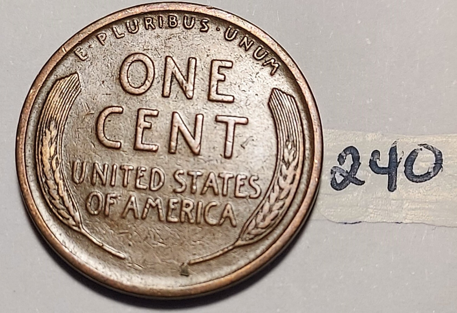 1928-D Lincoln Wheat Cent  Extremely Fine     #240