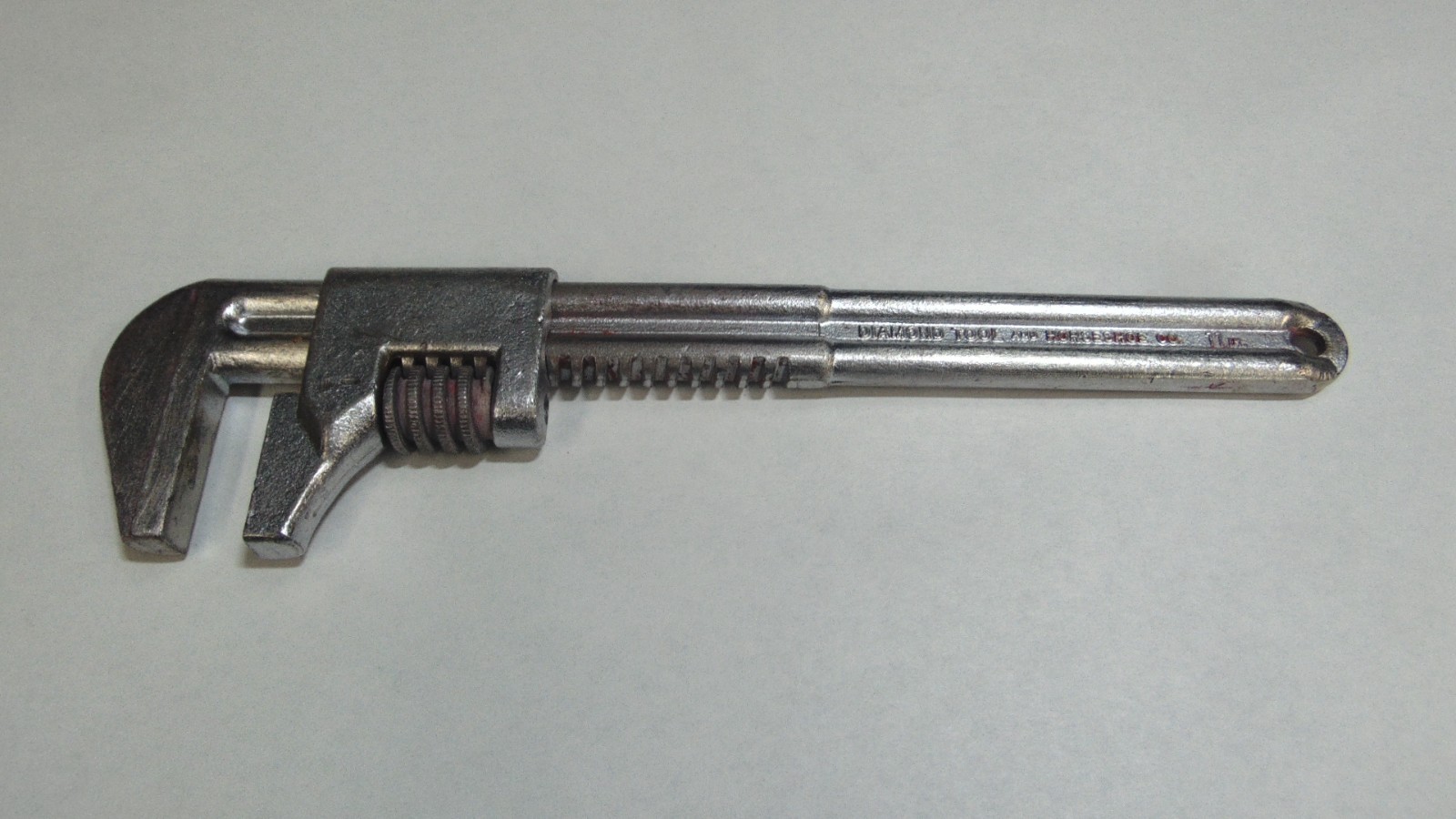 DIAMON C711 ADJUSTABLE MONKEY WRENCH HORSESHOE LOGO 11" SMOOTH JAWS MADE IN USA