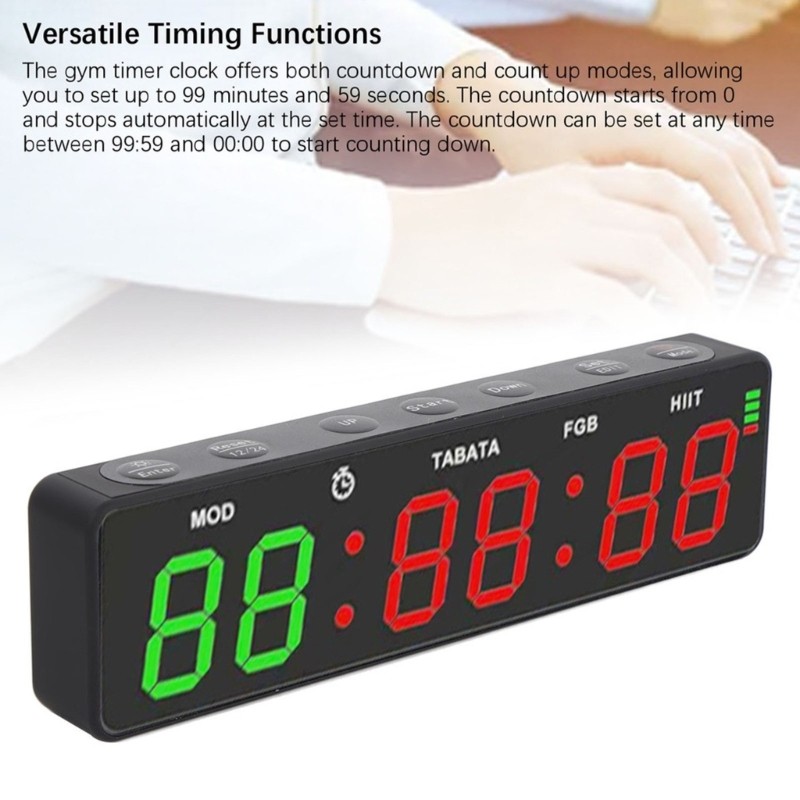 Portable Exercise Timer For Interval Workouts And Daily Use