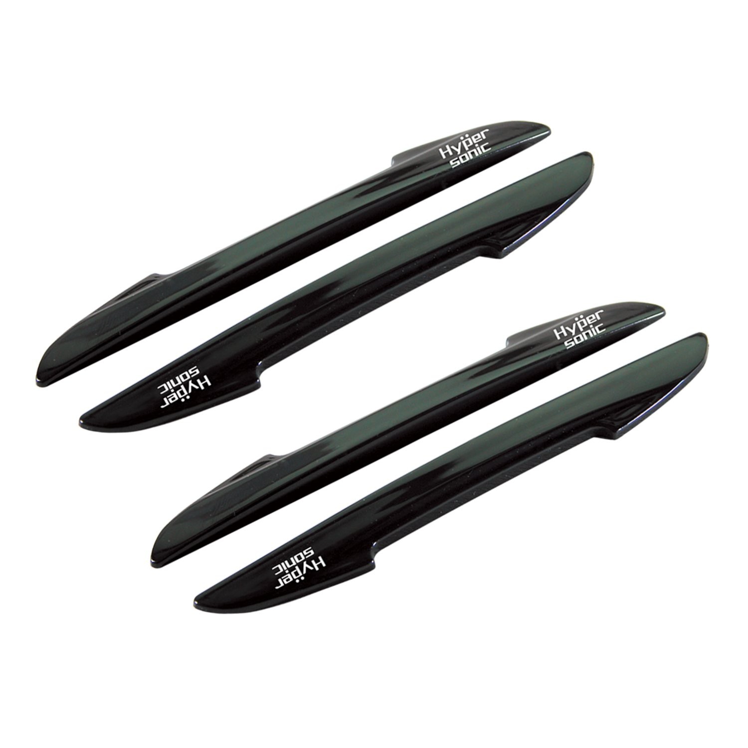 Hypersonic Black Car Door Edge Guard Trim Molding Crash Scratch Small,