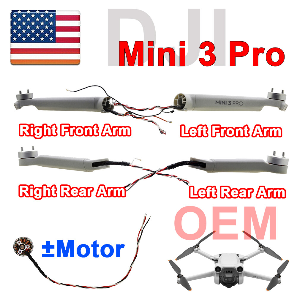OEM For DJI Mini 3 Pro Drone Left Right/Front Rear Arm Shell Cover Case Motor