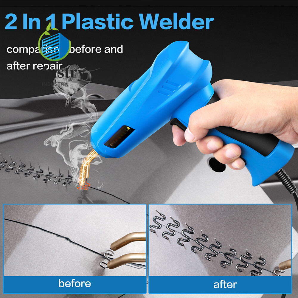 200W Plastic Welding Gun Hot Stapler PVC Repairing for Car Bumper Repair Tools