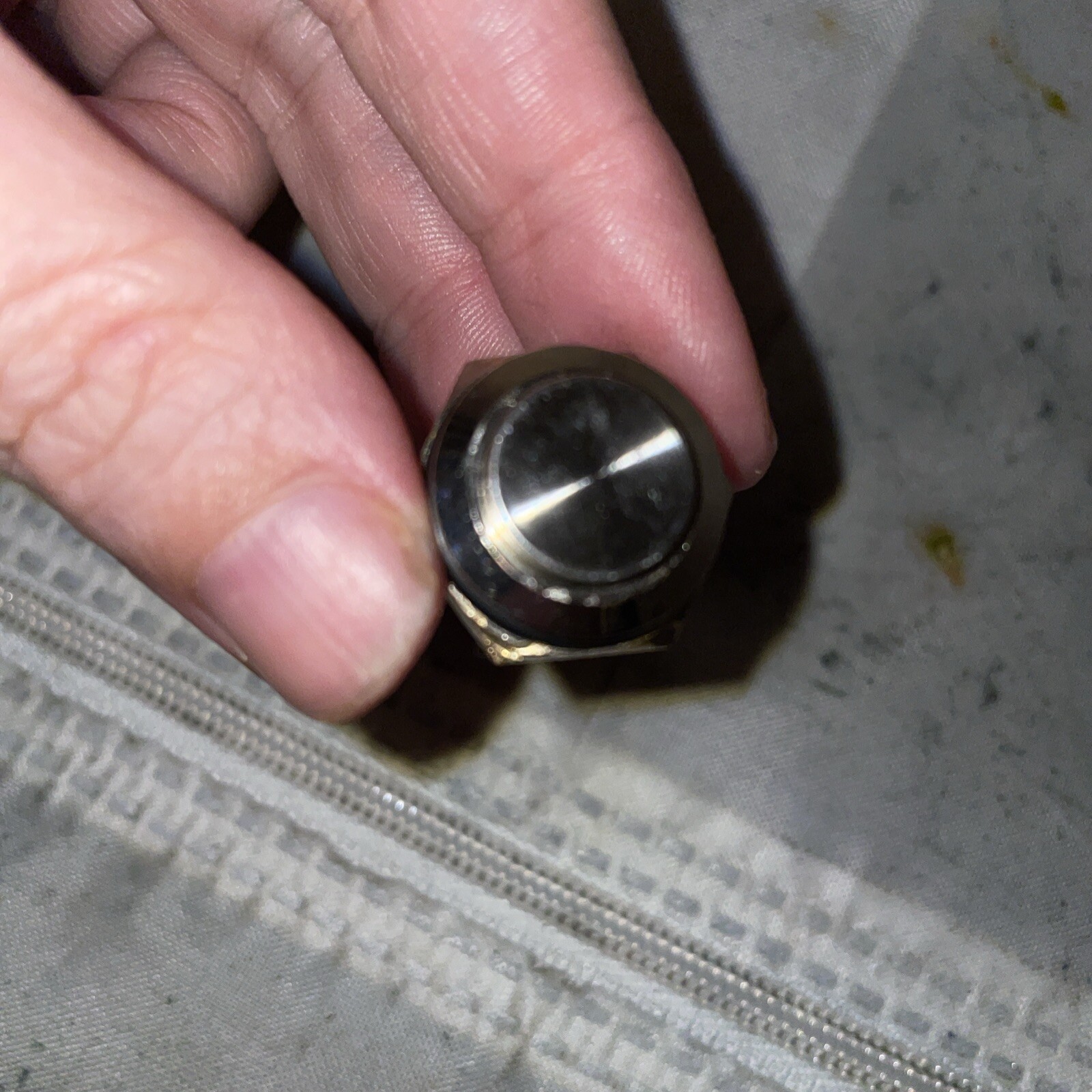 Silver Button For Pride Mobility Scooter PP13