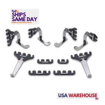 Moroso 72133, Kit Sbf Spark Plug Wire Loom Kit - Black Performance Racing Parts