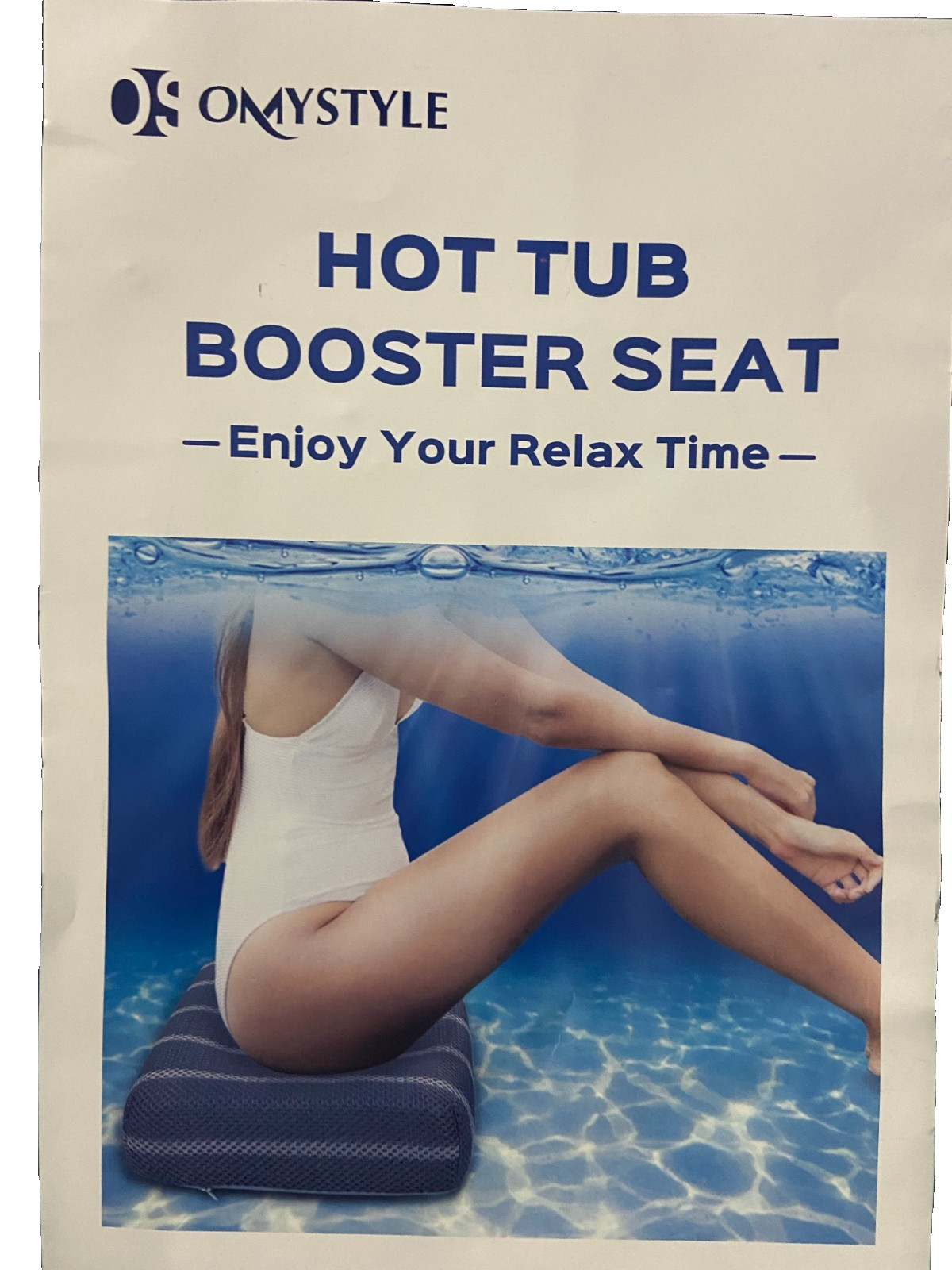 Hot Tub Booster Seat, Weighted SPA Seat Cushion  Adults 3D Silver/gray 6.10 Lbs