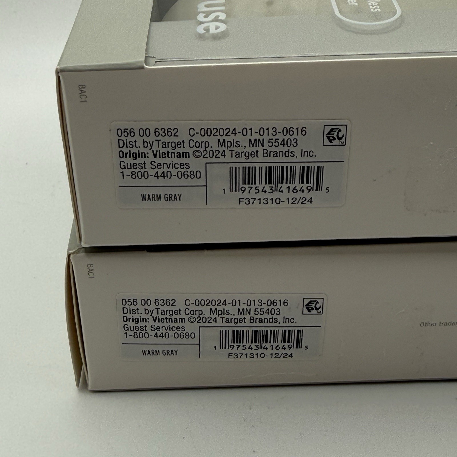 Heyday Compact Wireless Mouse Bluetooth 5.1 Warm Gray 2 Pack NEW