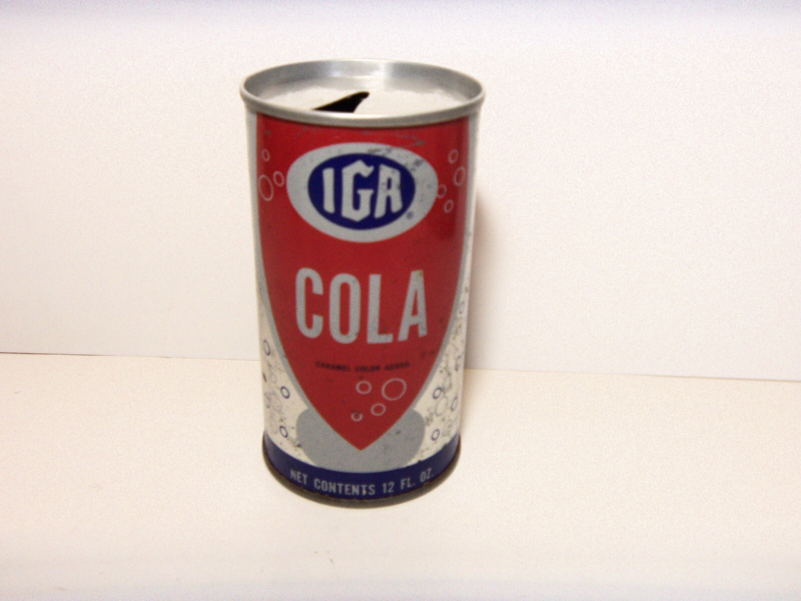 IGA COLA  12oz STEEL CAN CHICAGO, ILLINOIS VINTAGE