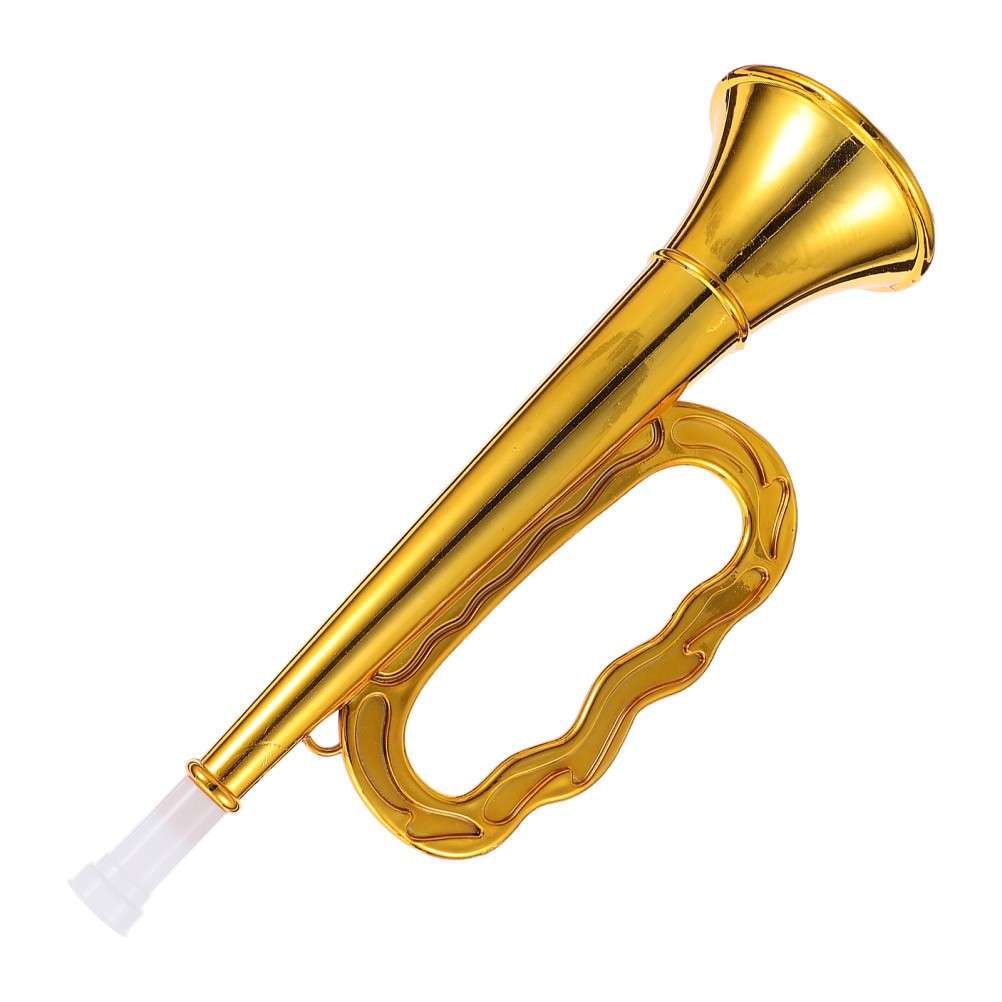 2 Pcs Band Props Trumpet Horn Plastic Handheld Air Kids Mini Trumpets