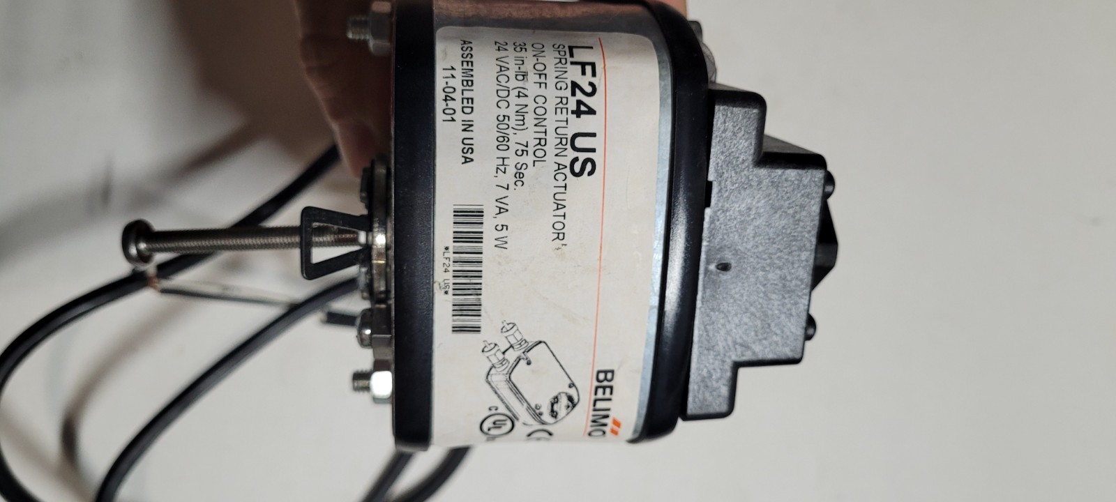 Belimo LF24 US Spring Return Actuator 24 VAC/DC