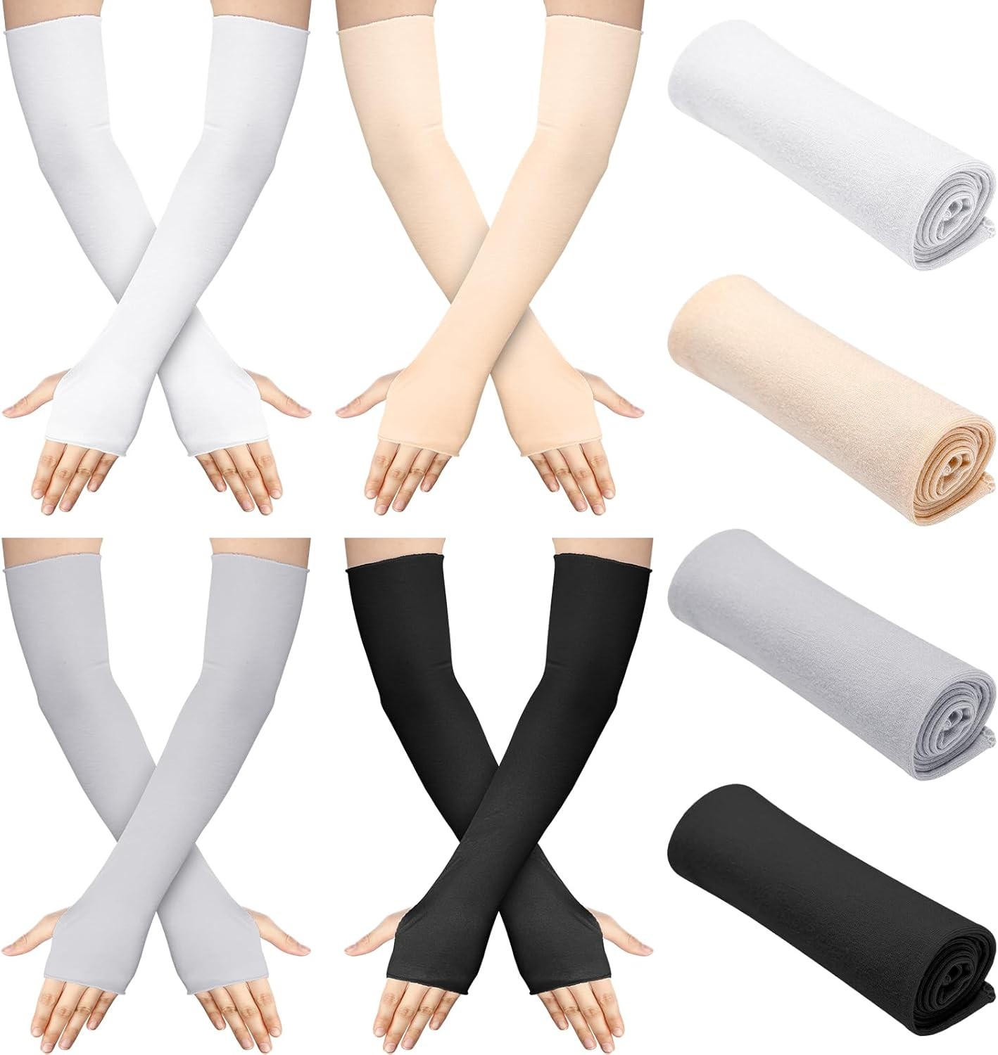 Sun Protect UV Gloves Finrl Elbow Length Gloves for Driving