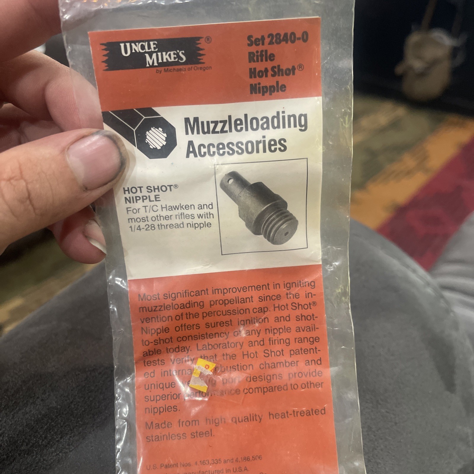 For Thompson Center TC Hot Shot Nipple 1/4-28 Thread