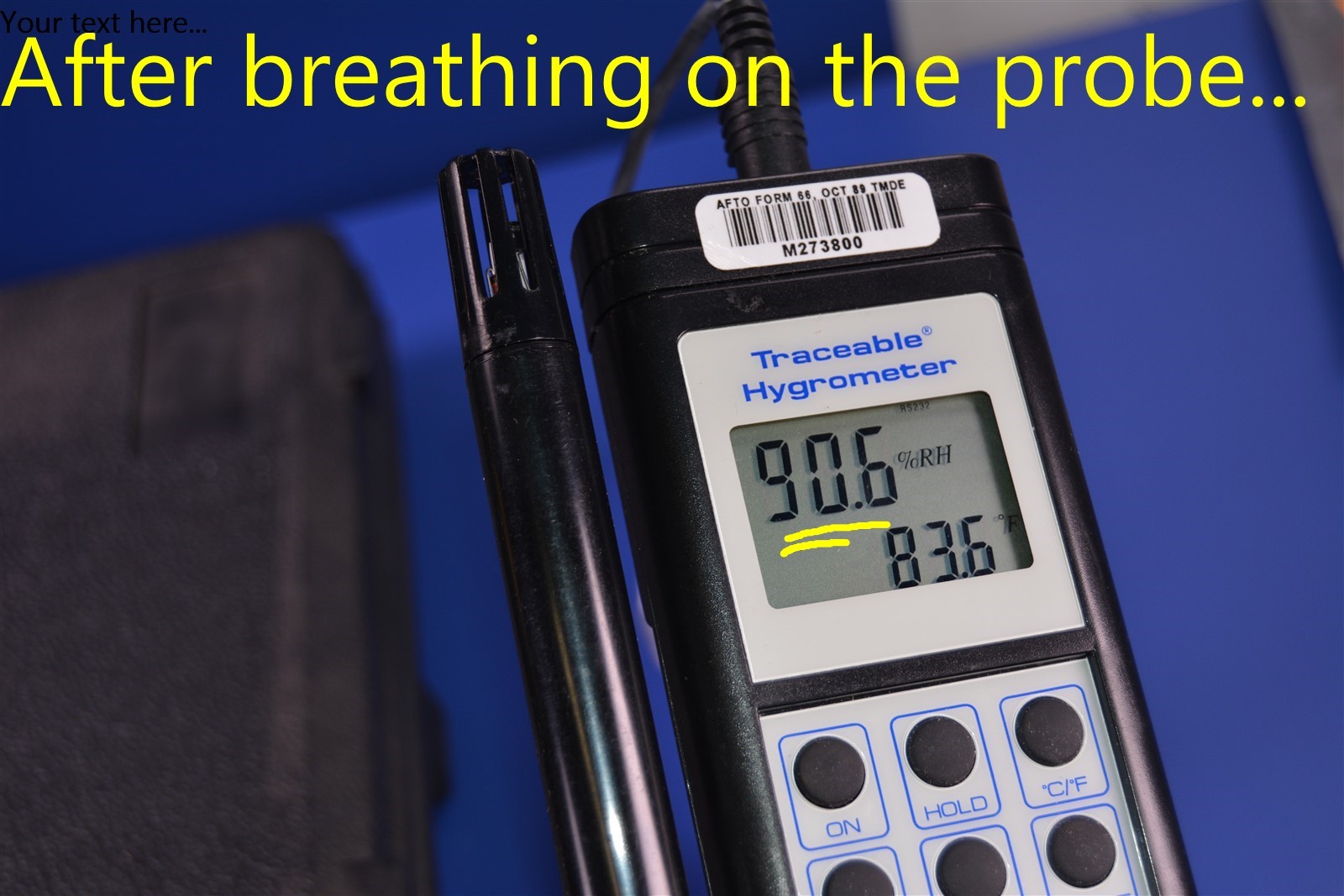 VWR Traceable hygrometer 35519-050 & Probe Thermometer Model 4185
