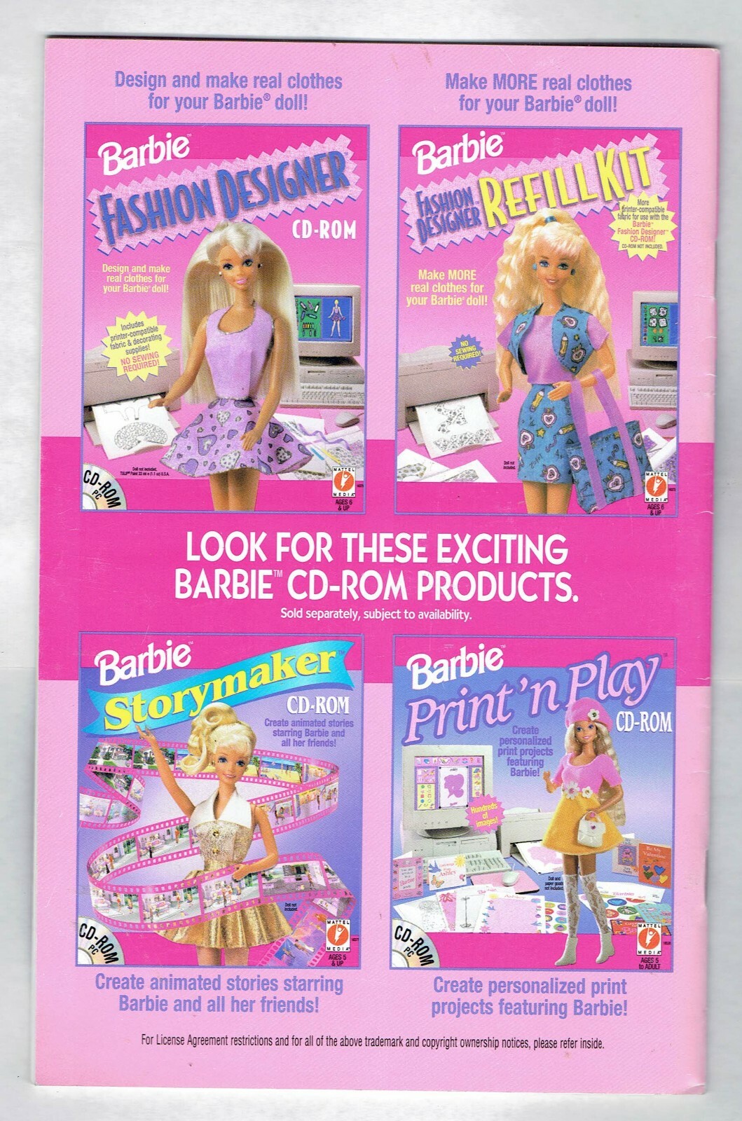 Barbie Storymaker Replacement User Guide ONLY