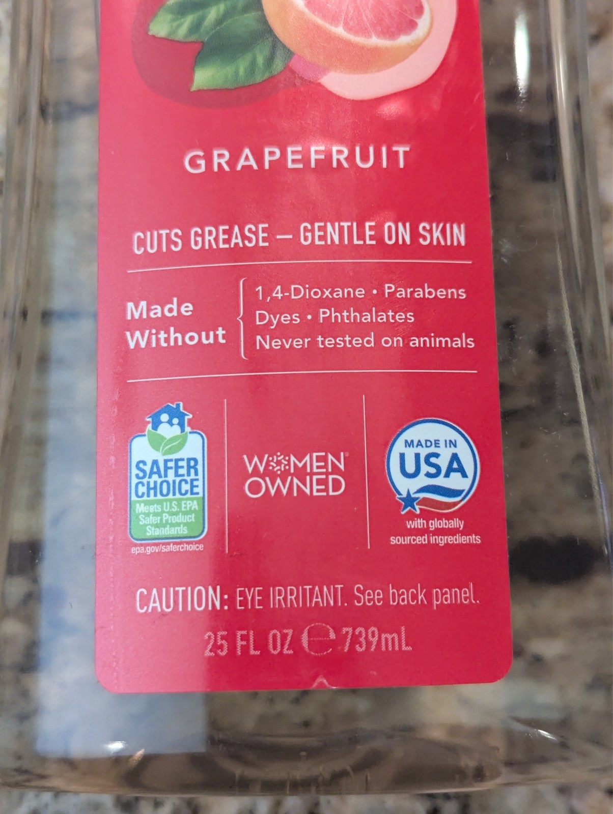 ECOS Plant Powered Dish Soap Grapefruit 25 fl oz