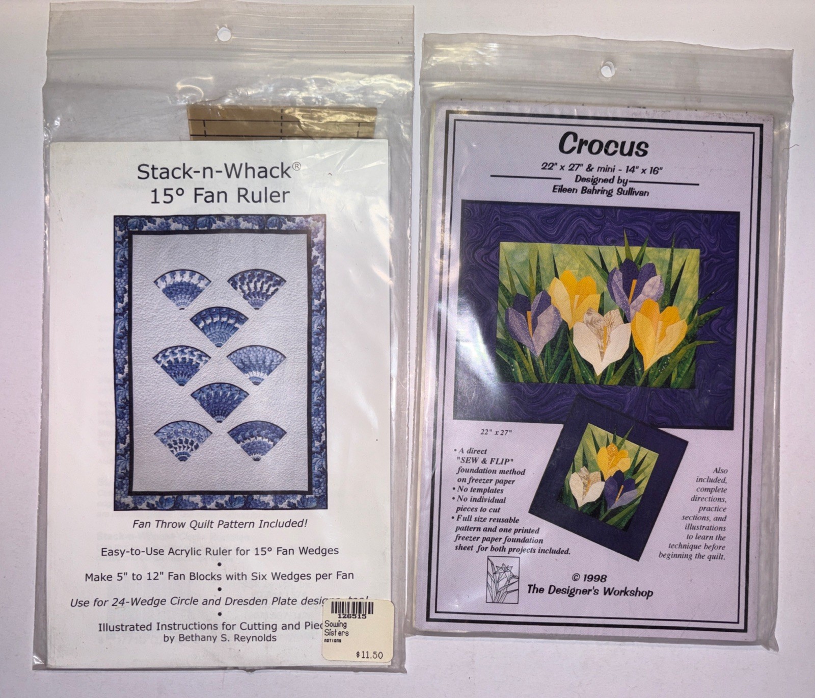 Vintage Quilt Pattern Lot (18)