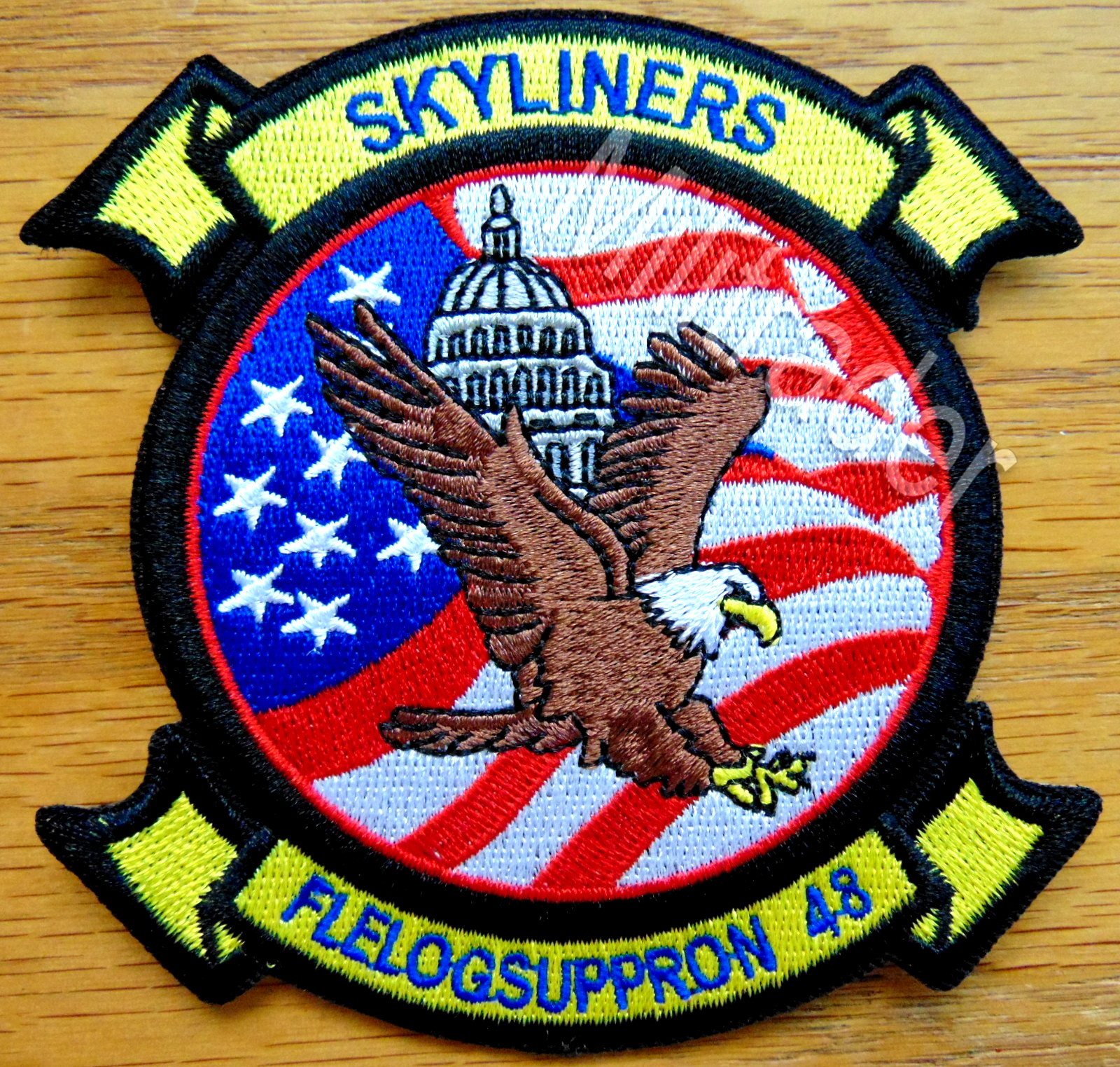 US Navy VR-48 Fleet Logistics Support Squadron 48 Skyliners3.75 Patch