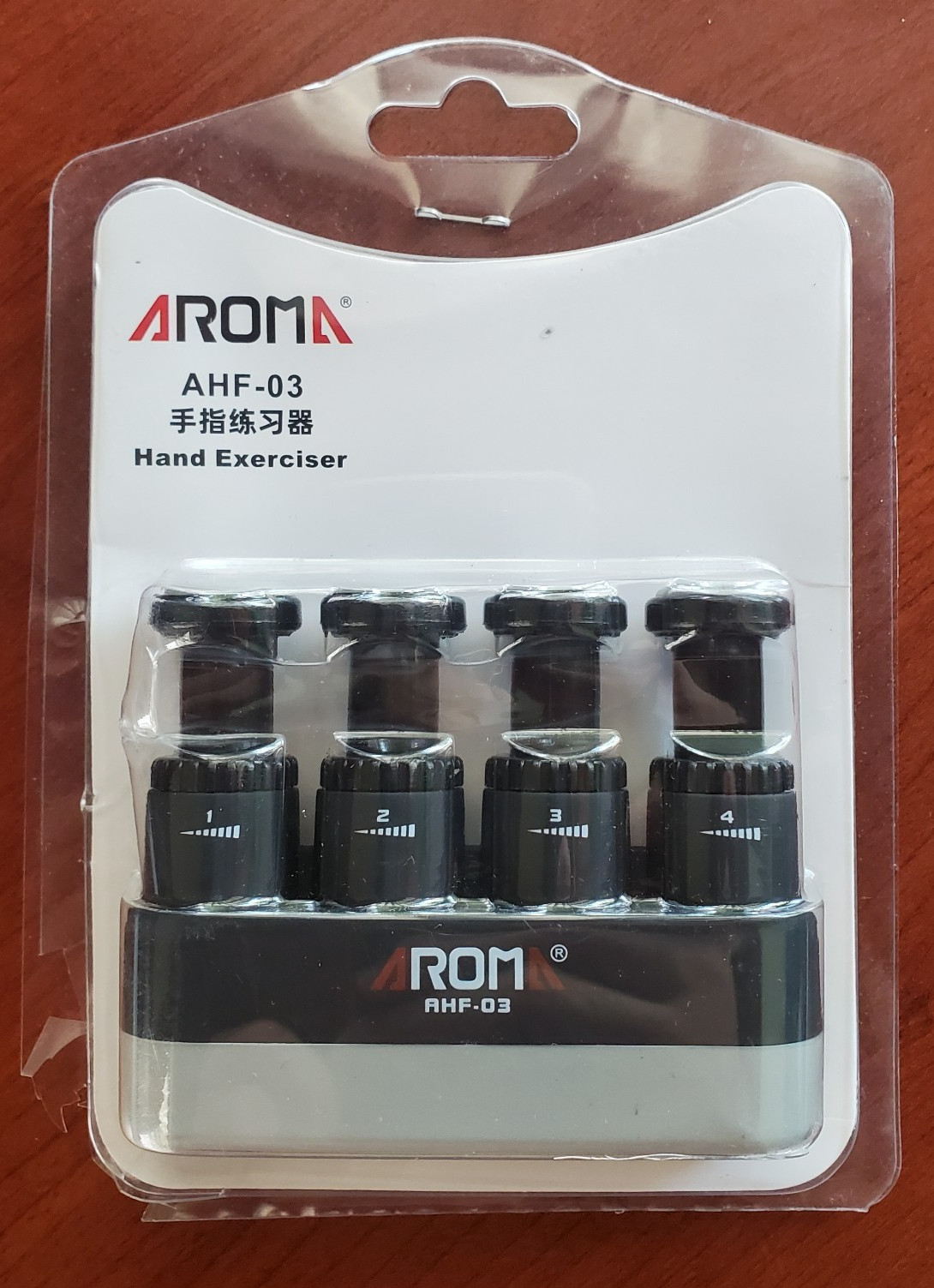 Aroma Hand/Finger Exerciser Strengthener, adjustable NIP