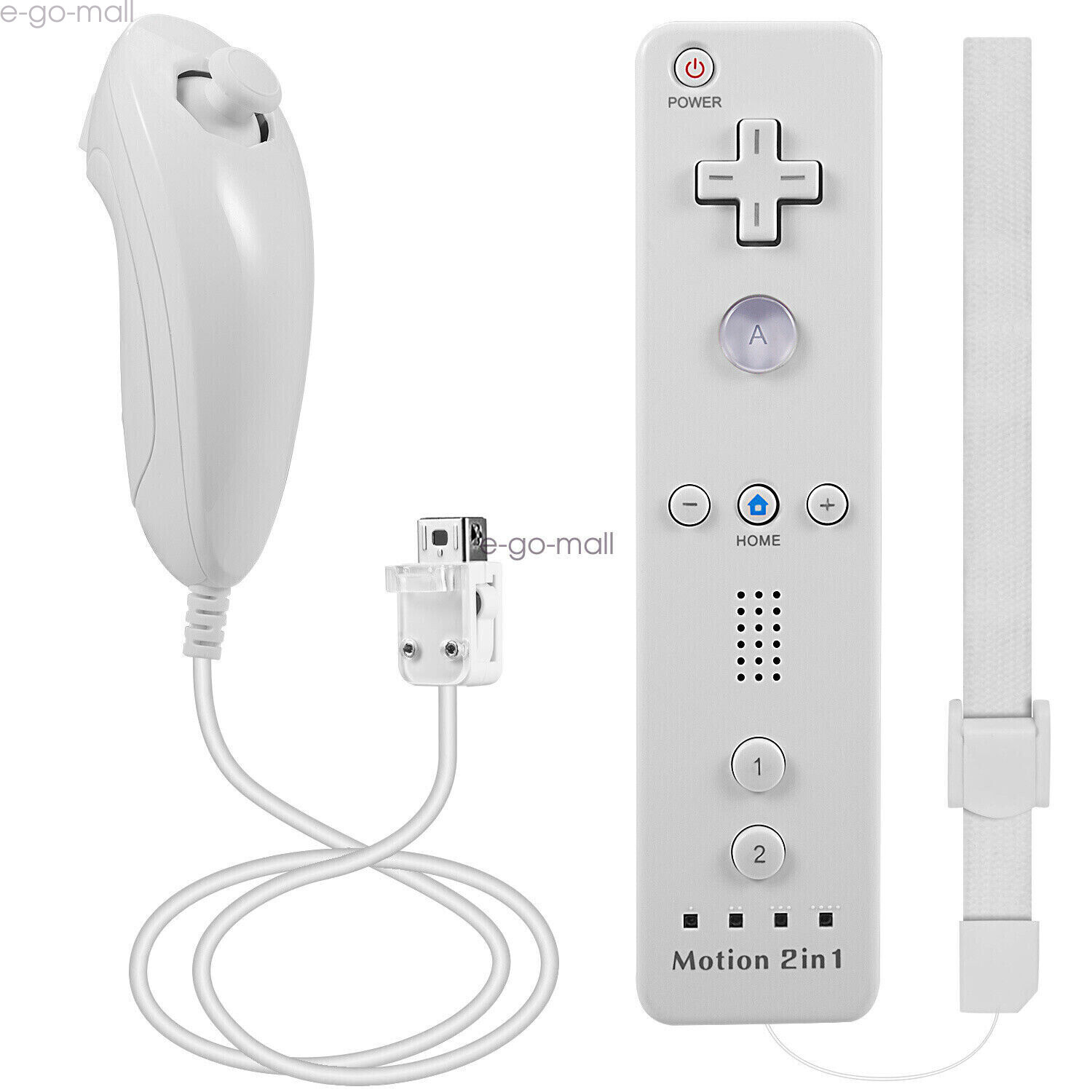 Built-in Motion Plus Wii Remote and Nunchuck Controller for Nintendo Wii Wii U
