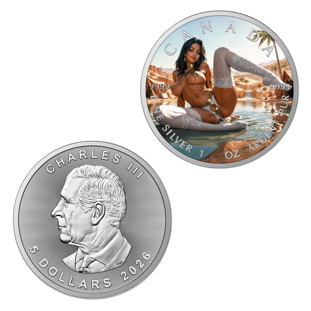 Alloy 3D Temptation Naughty Sexy Girl Canada 2026 Coin Oasis Relaxing