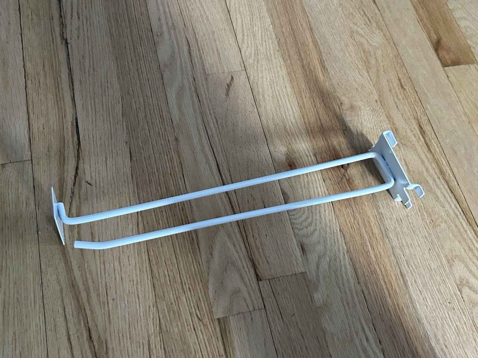 White Heavy Duty 15” Grid Wall Scanner Hook