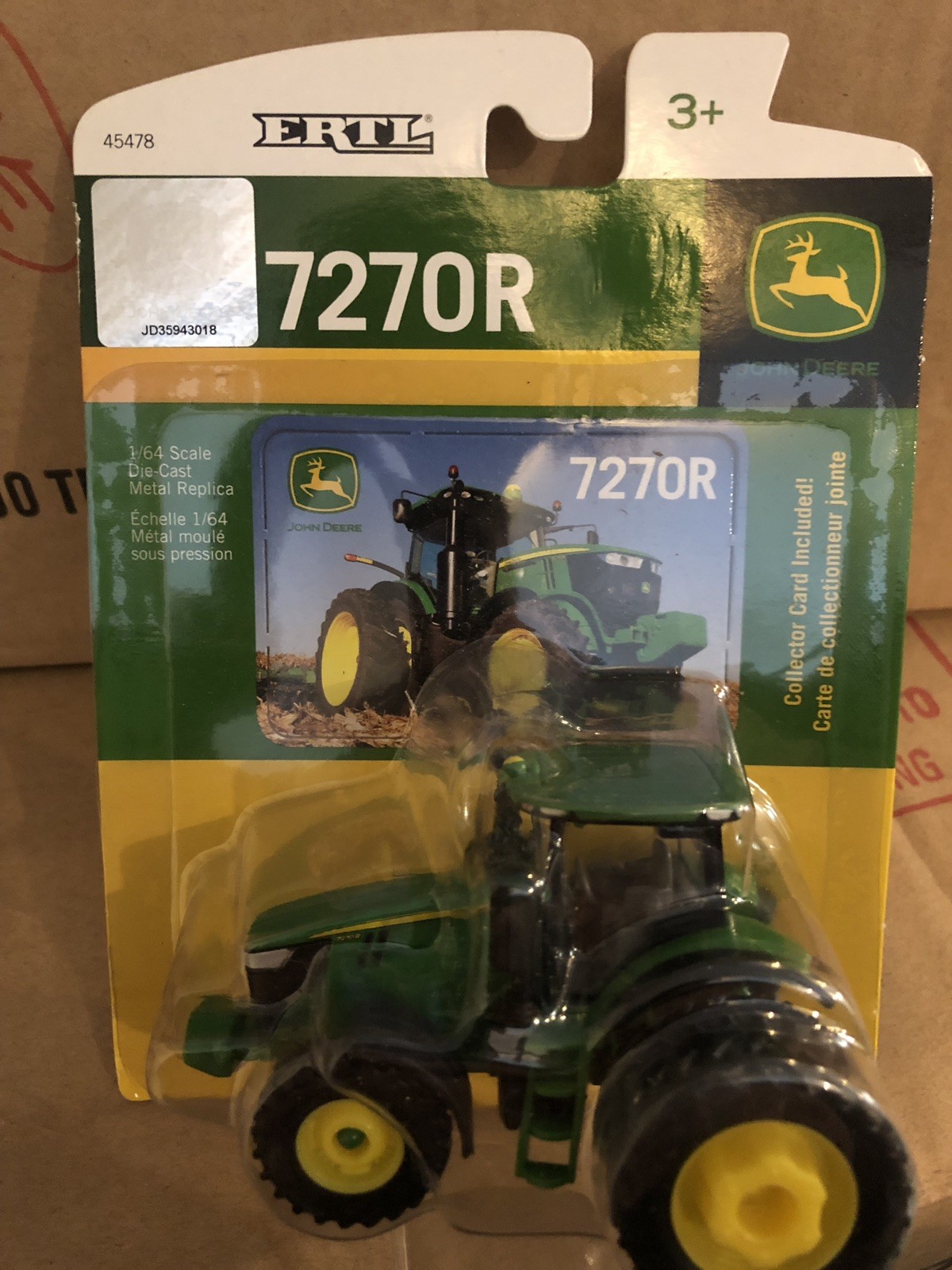ERTL 1:64    1/64   die-cast JOHN DEERE 7270R Tractor.
