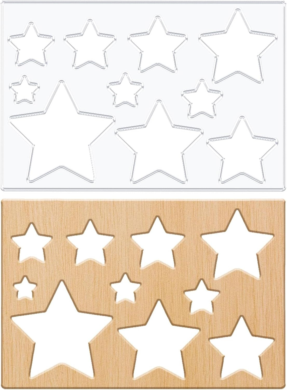 Star Router Template Acrylic Router Template for Woodworking Drawing Inlay Templ