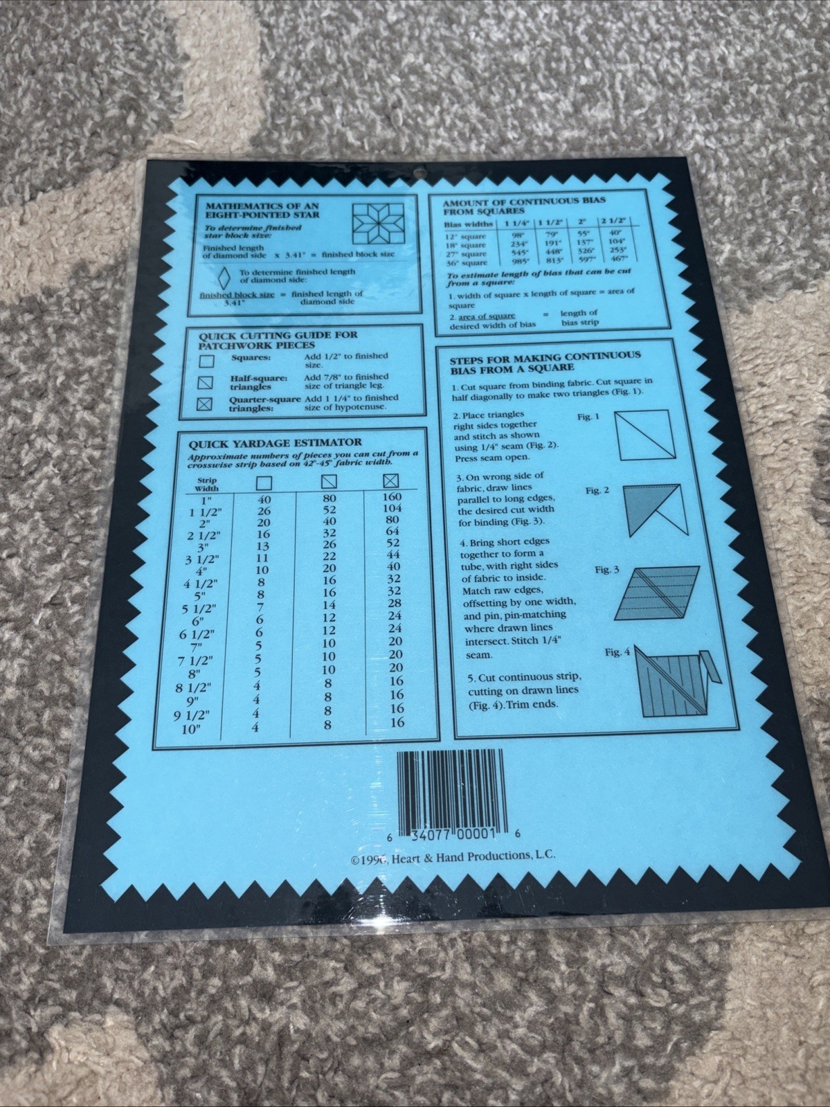 New 1996 Fons & Porter's Qualters Need to Know Card