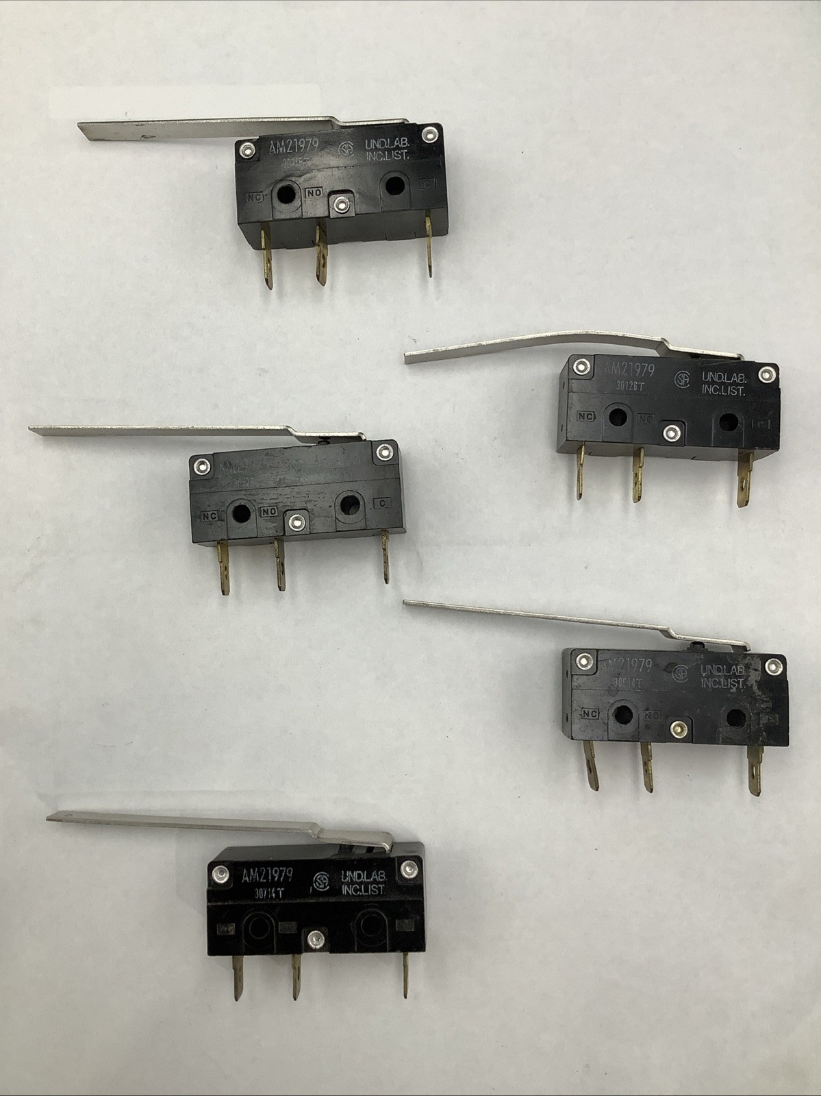 x5 MATSUSHITA AM21979 NSPP MICRO SWITCH 20 AMP 250 VAC | Free Shipping