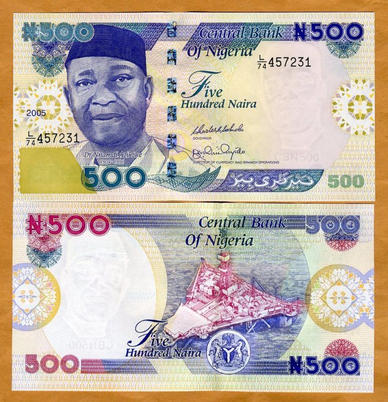 Nigeria, 500 naira, 2005, P-30 (30d), UNC