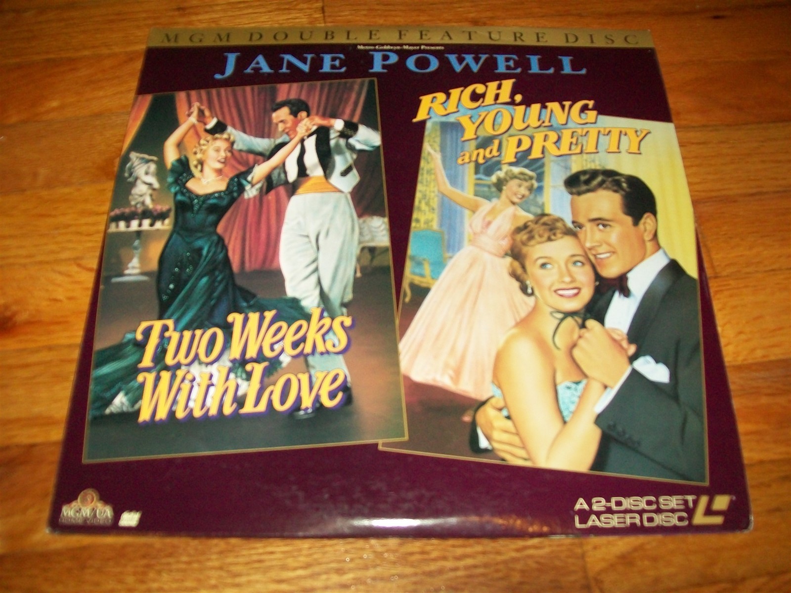 TWO WEEKS WITH LOVE and RICH, YOUNG AND PRETTY 2-Laserdisc LD SET VERY RARE!