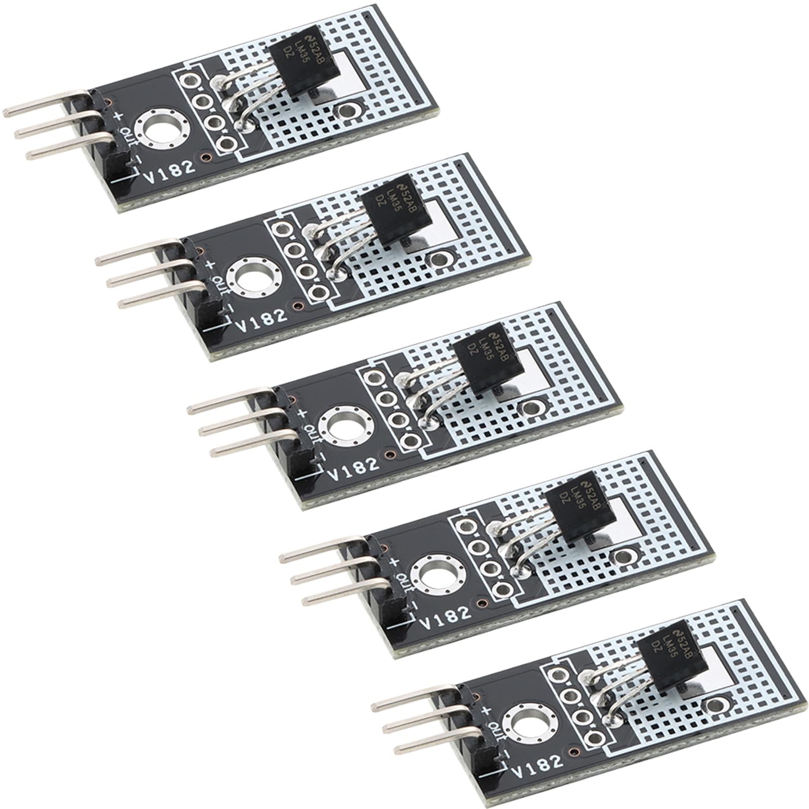 5Pcs LM35DZ High Voltage Analog Temperature Sensor Module for Arduino Smart C...