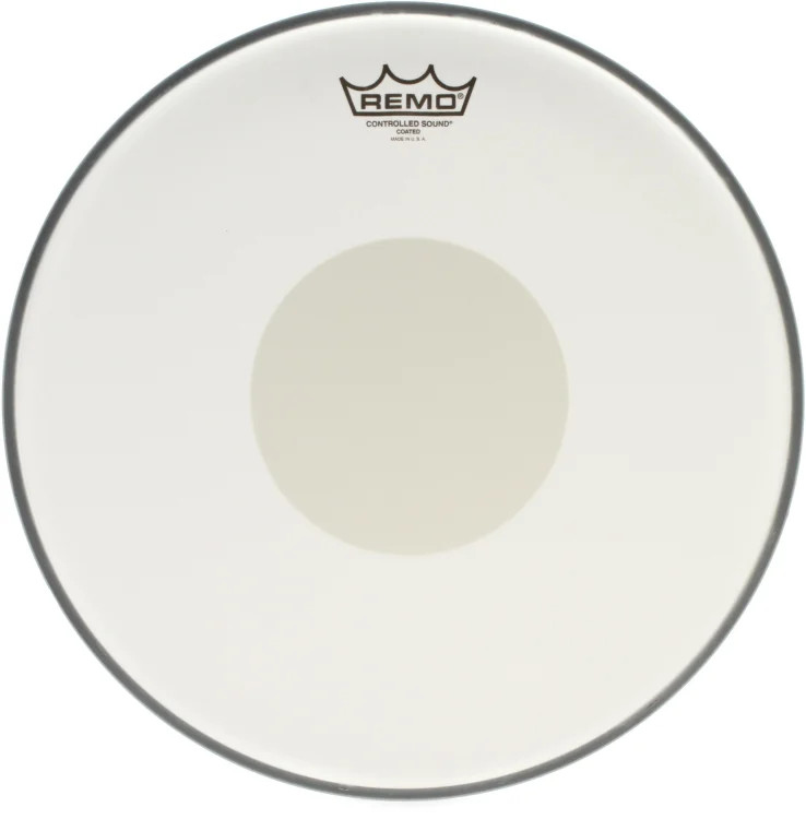 Remo Controlled Sound Coated Drumhead - 14" - with White Dot