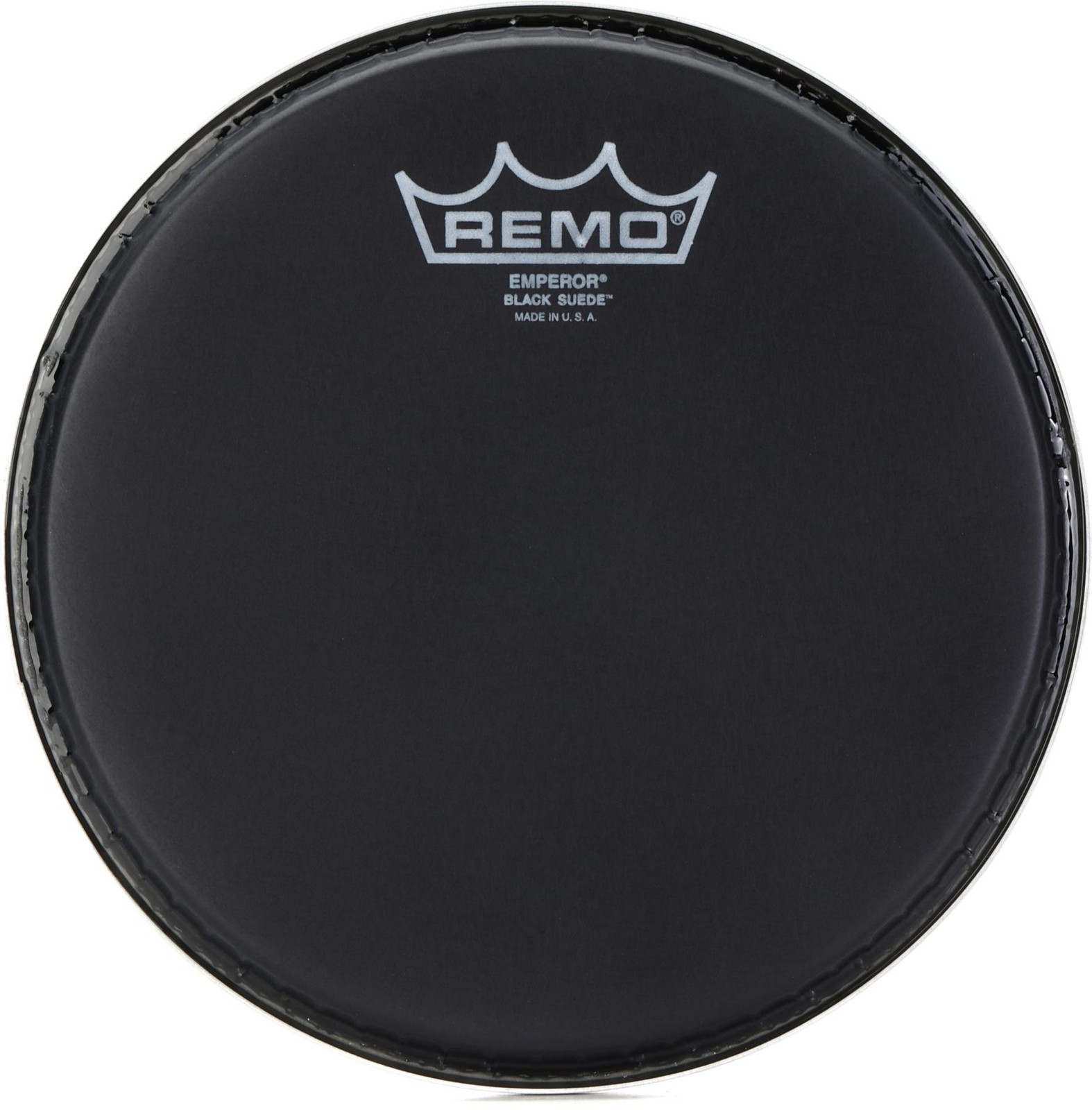 Remo Emperor Black Suede Drumhead - 8 inch (2-pack) Bundle